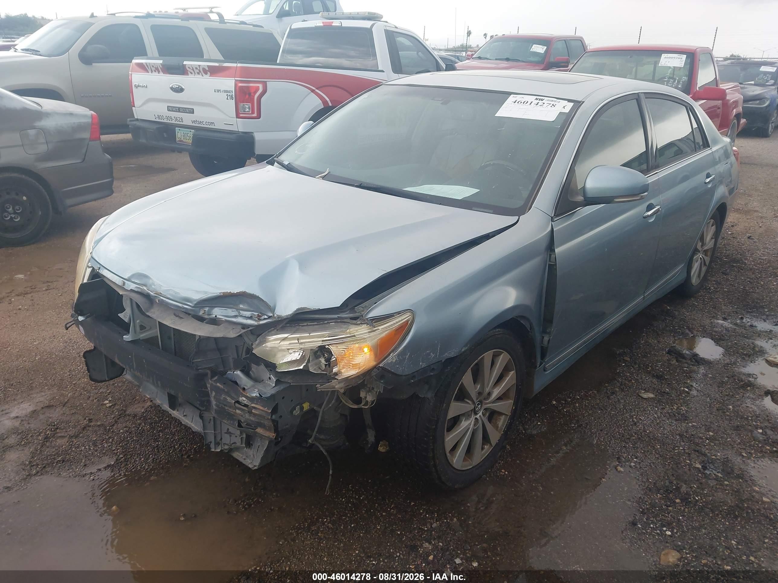 2011 Toyota Avalon Limited Light Blue vin: 4T1BK3DBXBU371254