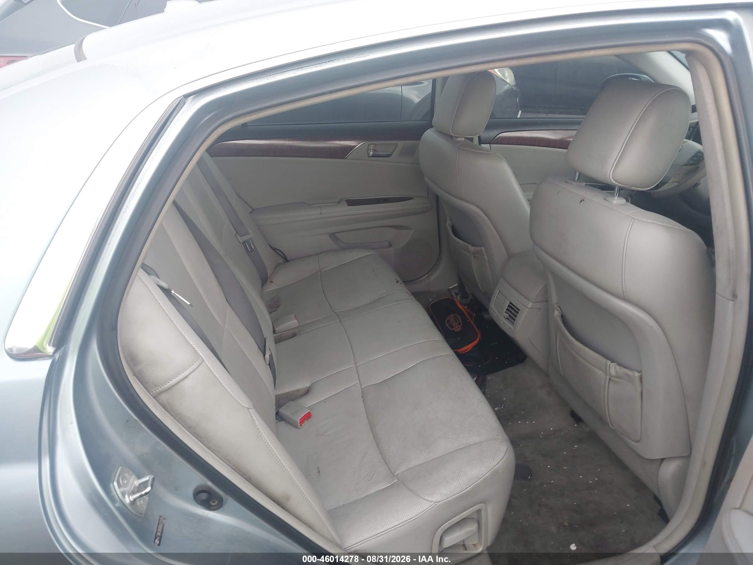 2011 Toyota Avalon Limited Light Blue vin: 4T1BK3DBXBU371254