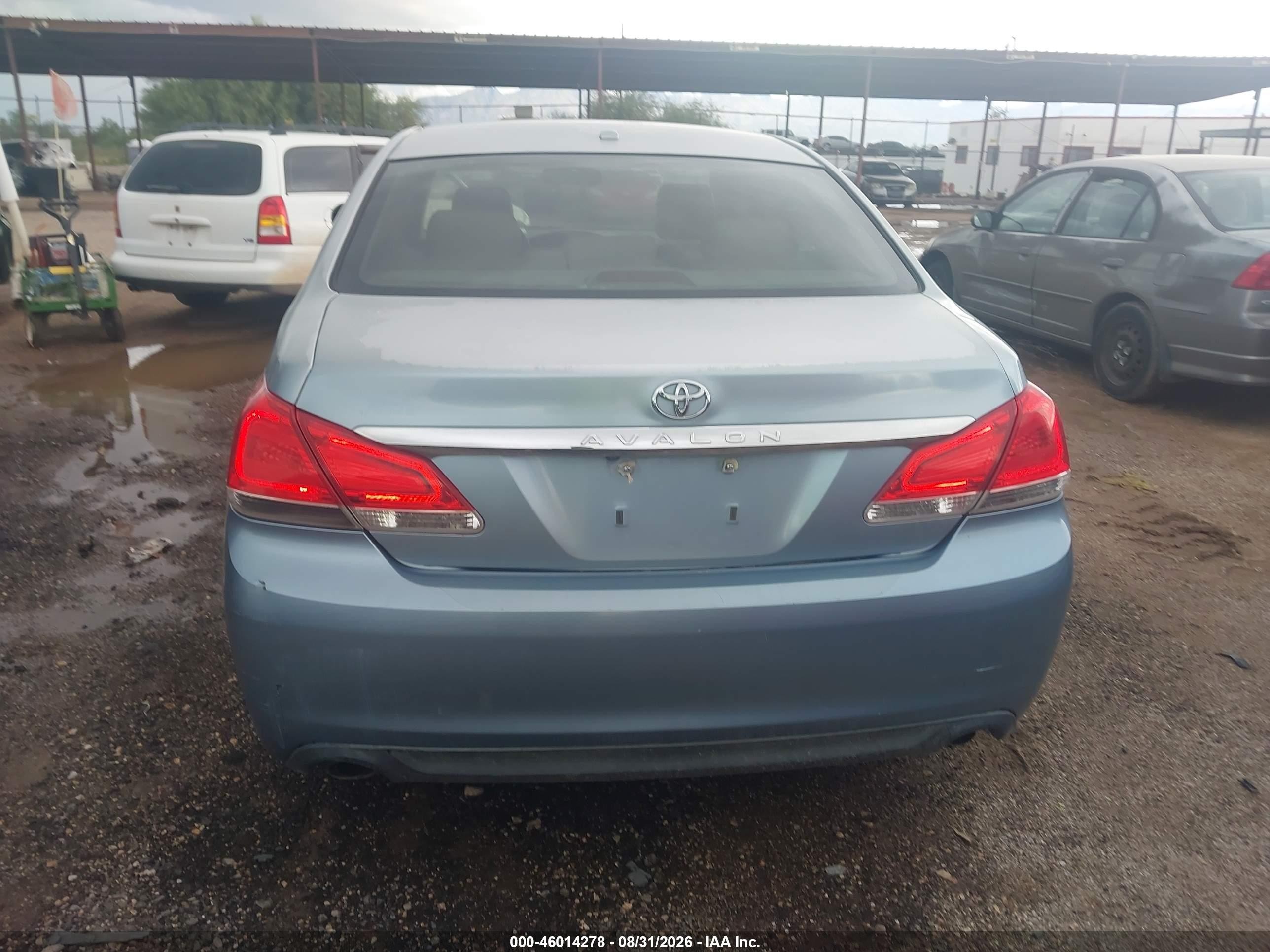 2011 Toyota Avalon Limited Light Blue vin: 4T1BK3DBXBU371254