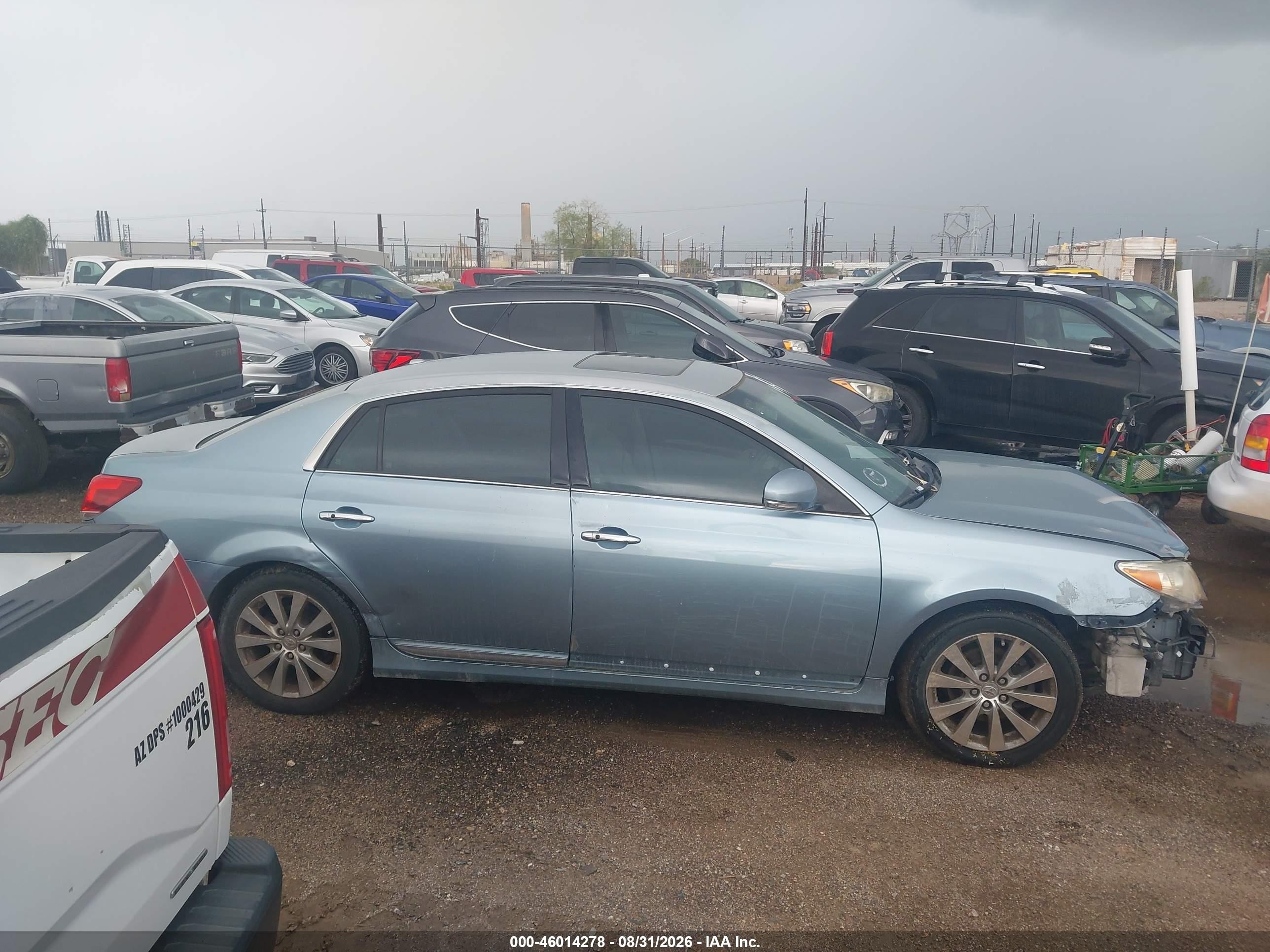 2011 Toyota Avalon Limited Light Blue vin: 4T1BK3DBXBU371254