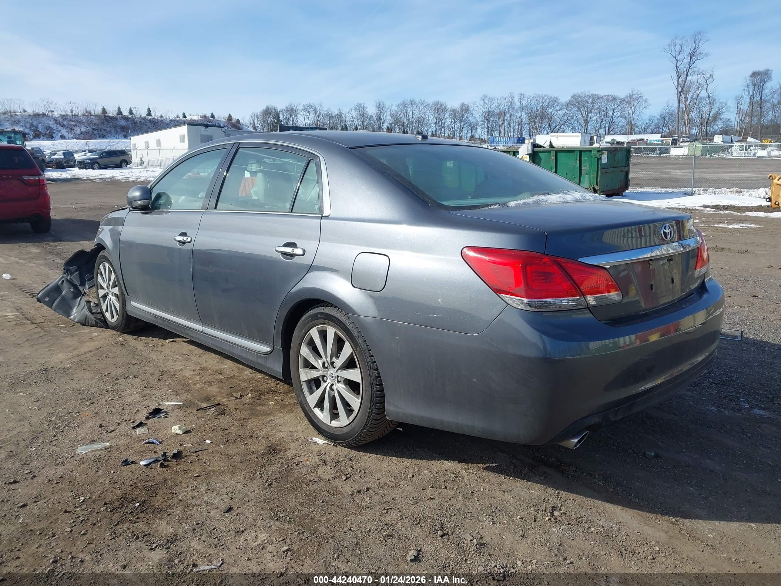 2011 Toyota Avalon Limited Gray vin: 4T1BK3DBXBU397160