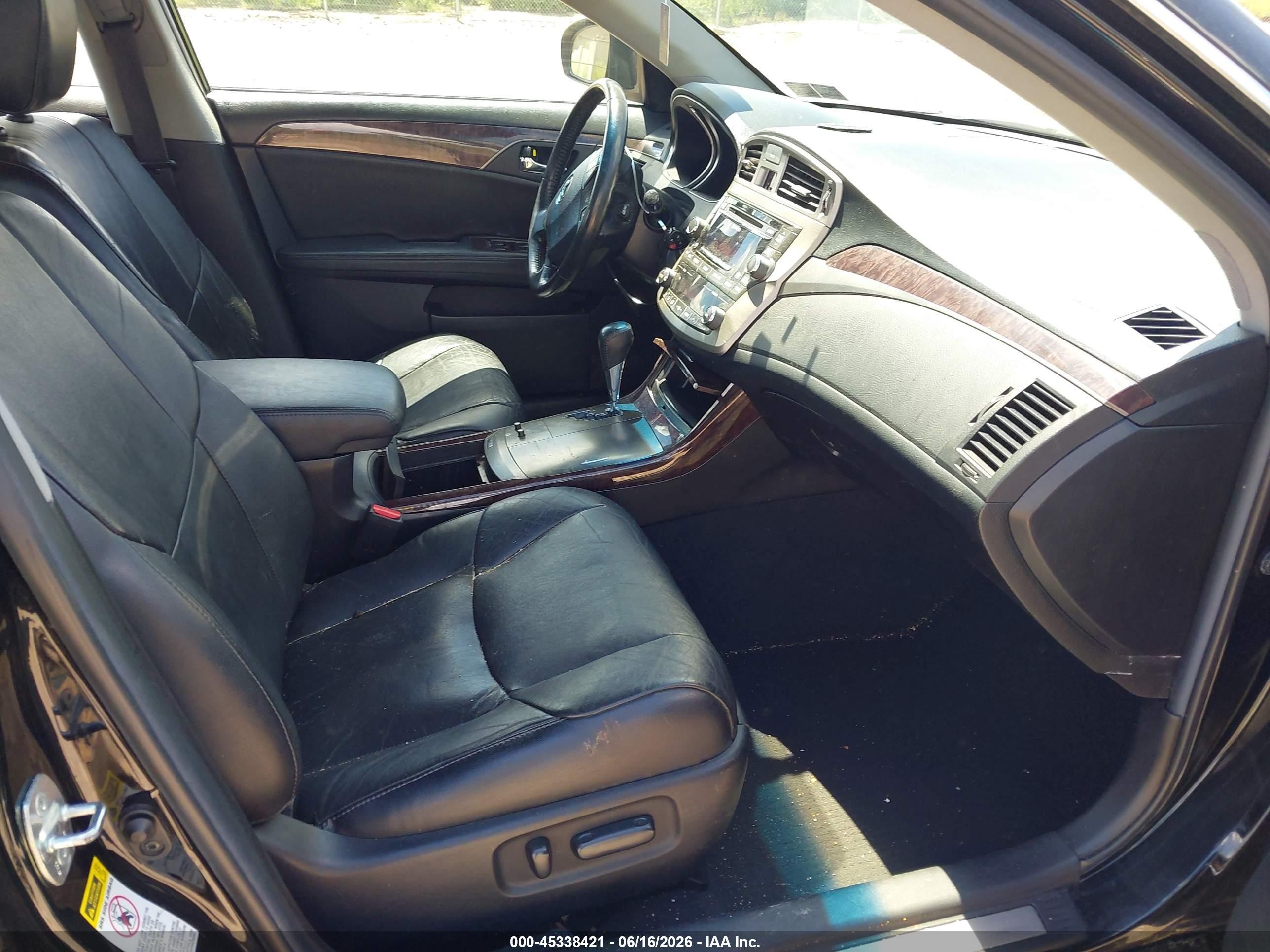 2011 Toyota Avalon   Black vin: 4T1BK3DBXBU400221