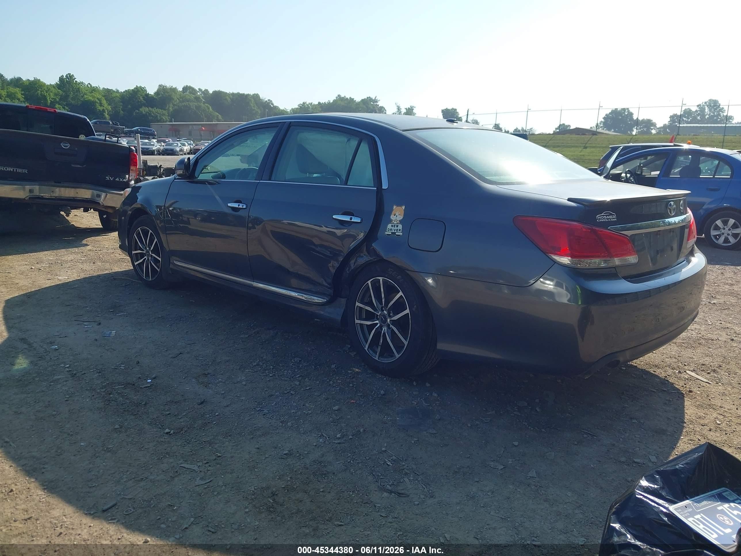 2011 Toyota Avalon Limited Gray vin: 4T1BK3DBXBU406679