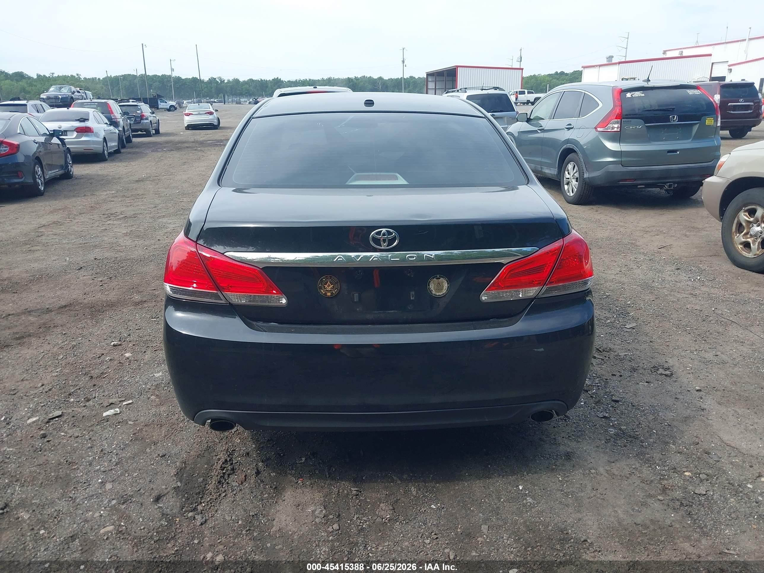 2011 Toyota Avalon Limited Black vin: 4T1BK3DBXBU410117