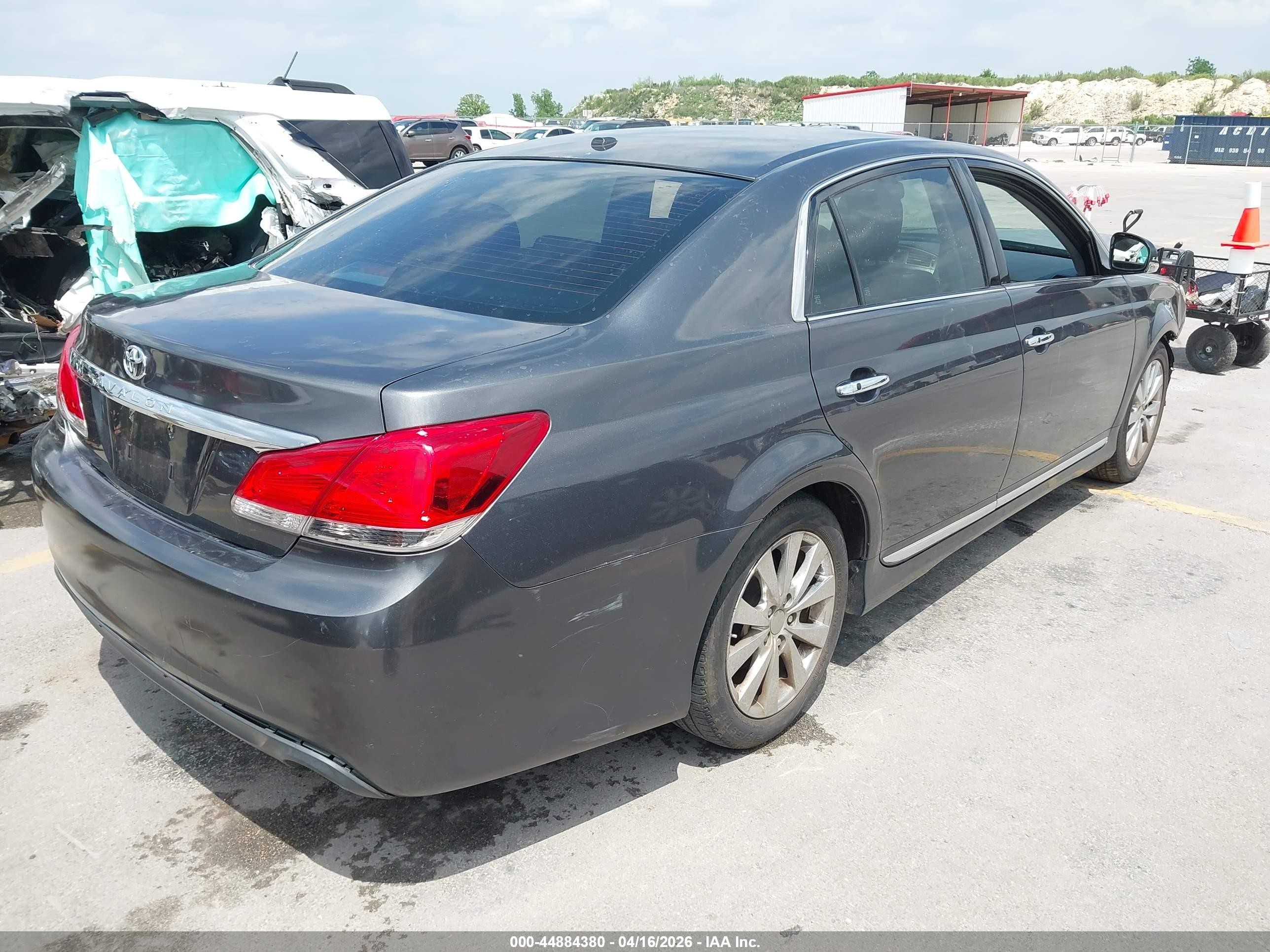2011 Toyota Avalon Limited Gray vin: 4T1BK3DBXBU420792