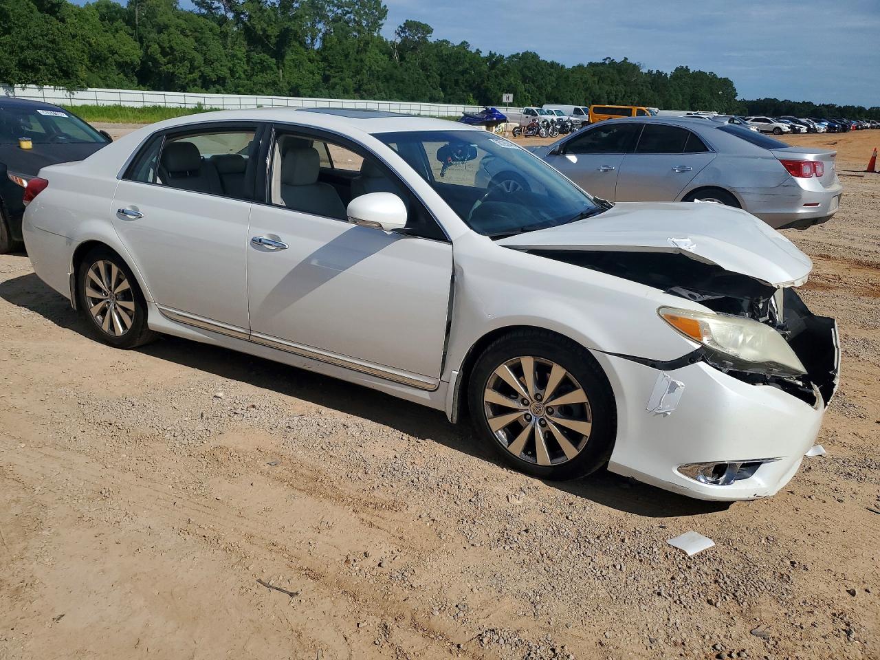 2011 Toyota Avalon Limited White vin: 4T1BK3DBXBU432330
