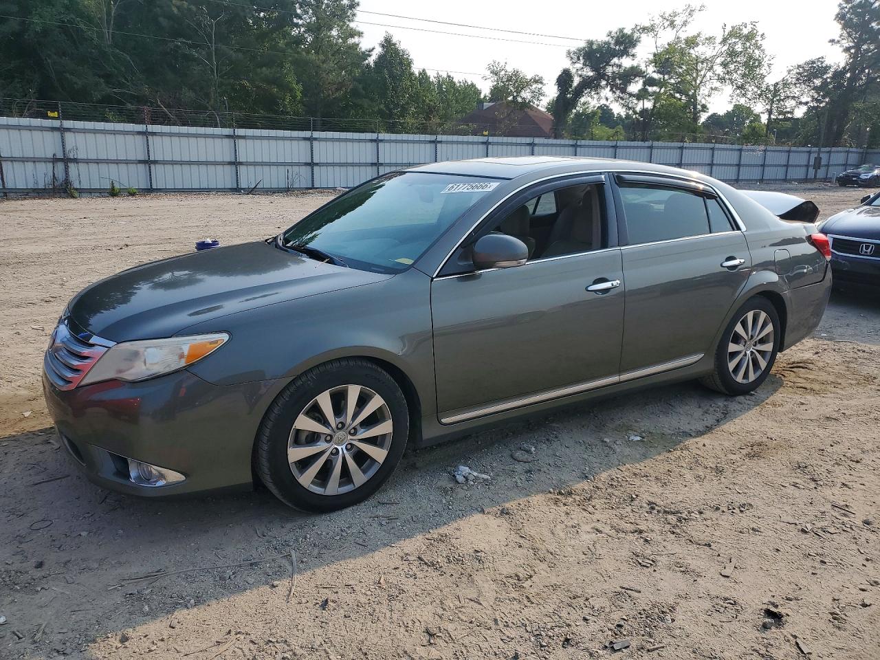 2011 Toyota Avalon Limited Серый vin: 4T1BK3DBXBU434644