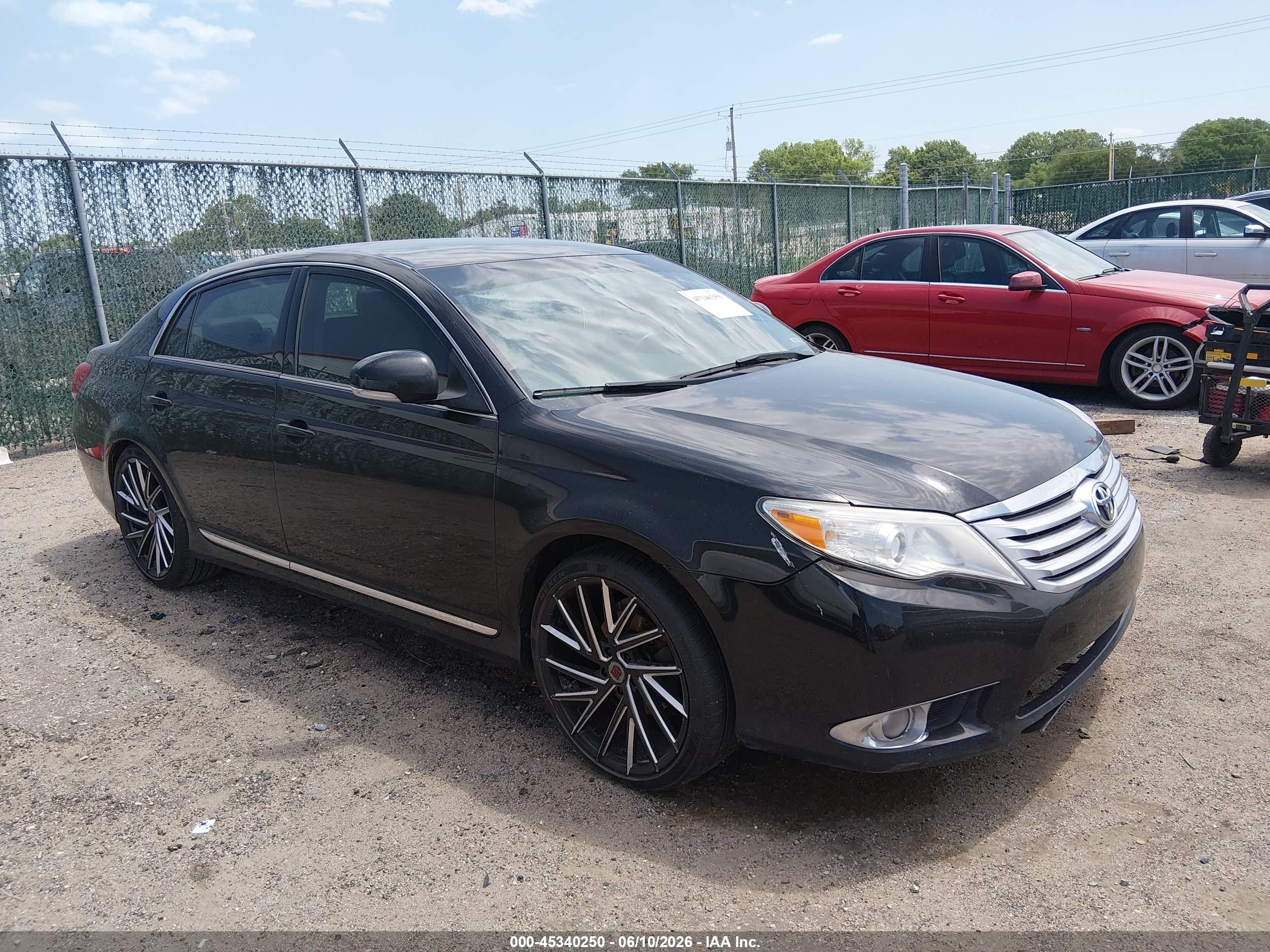 2012 Toyota Avalon   Black vin: 4T1BK3DBXCU443796