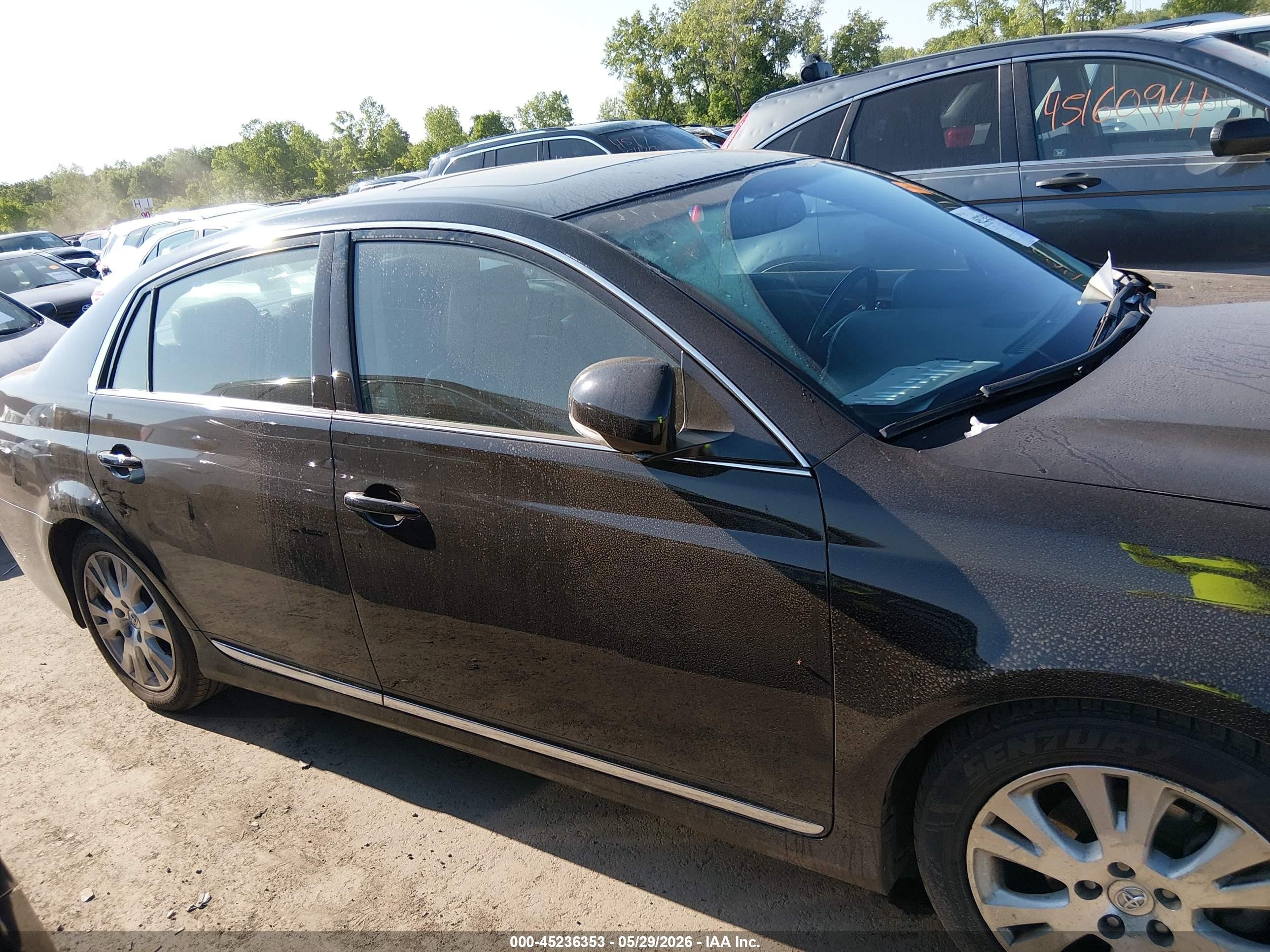 2012 Toyota Avalon   Black vin: 4T1BK3DBXCU451977