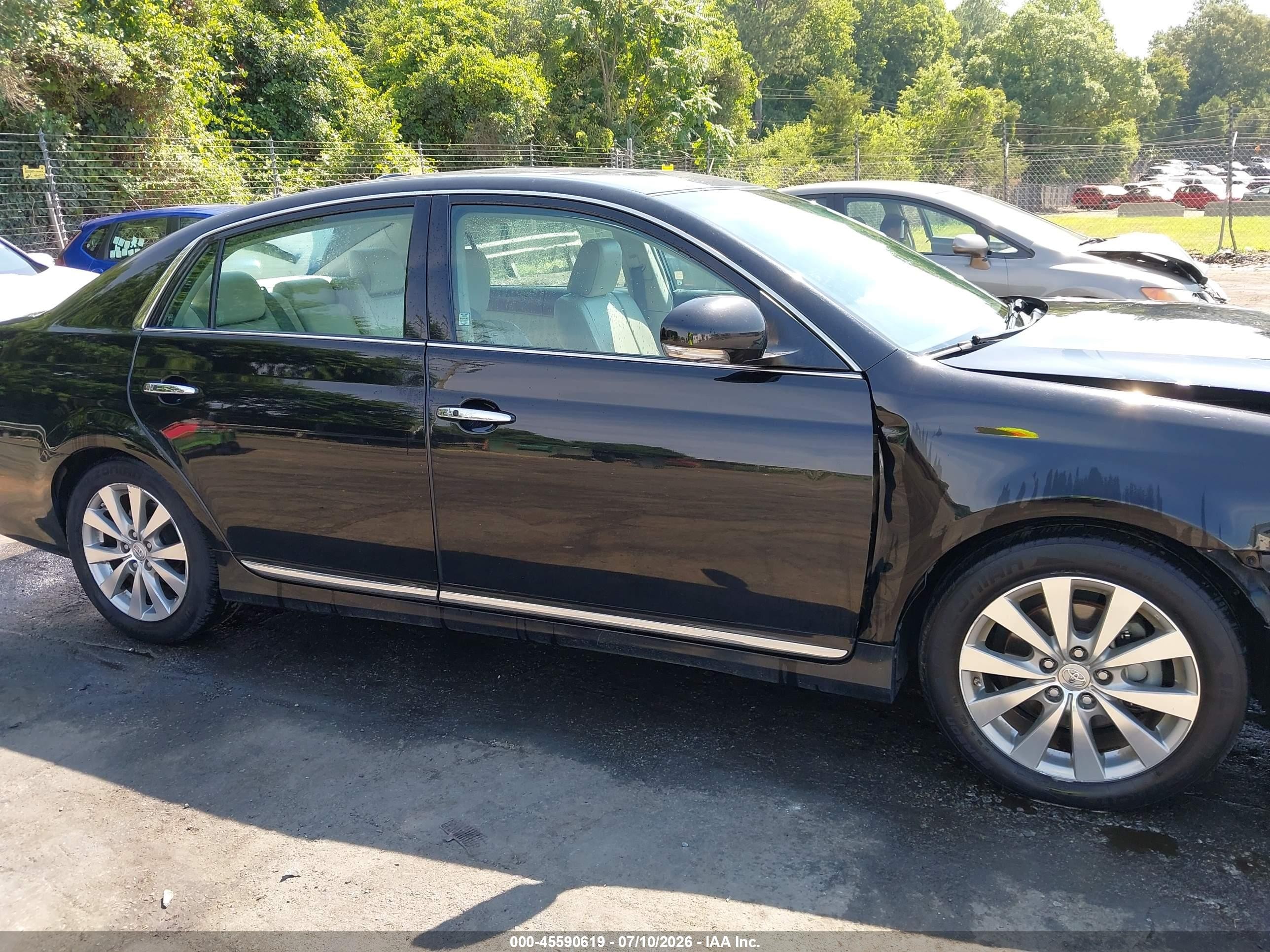 2012 Toyota Avalon Limited Black vin: 4T1BK3DBXCU461750