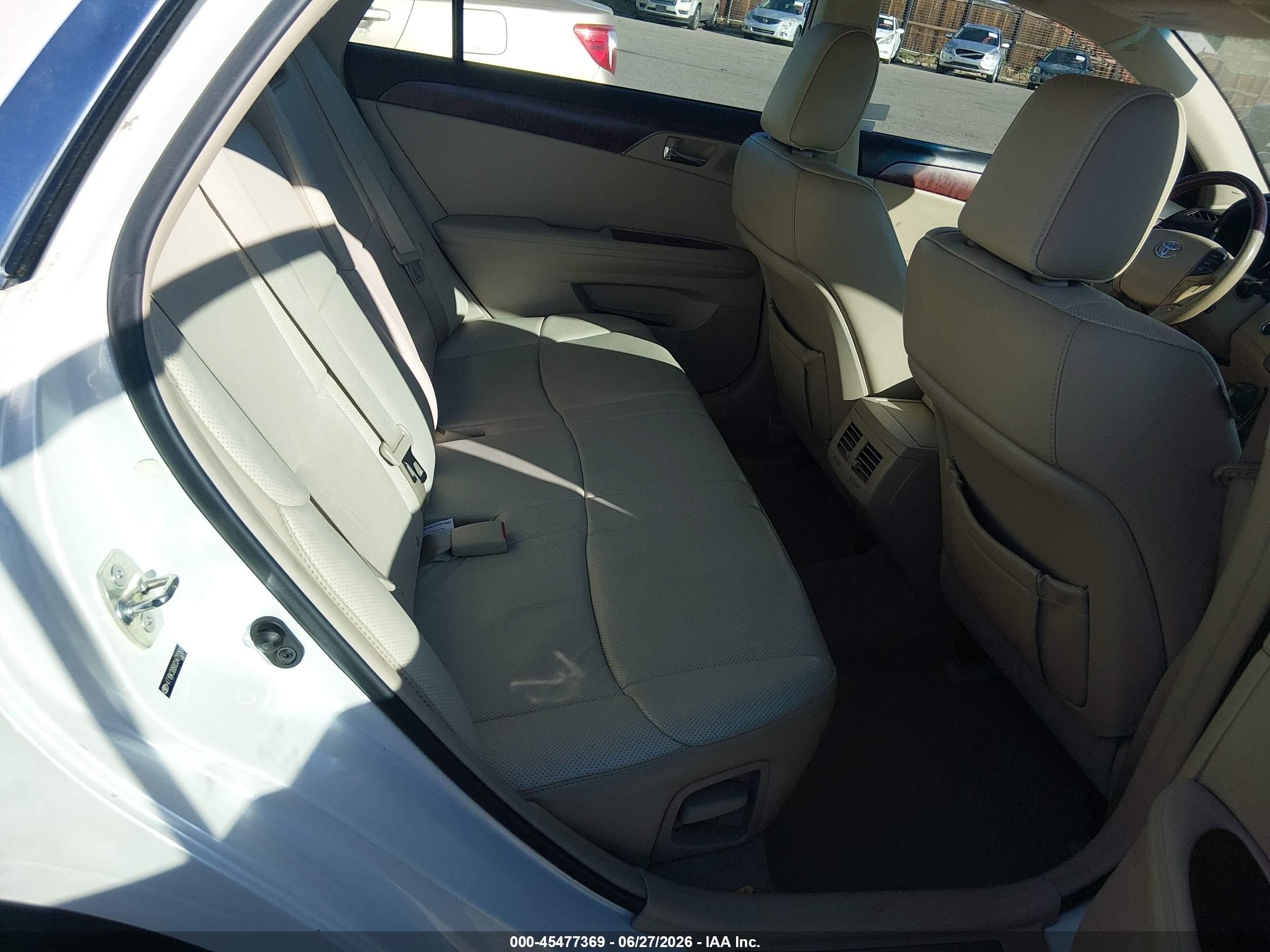 2012 Toyota Avalon Limited White vin: 4T1BK3DBXCU471369