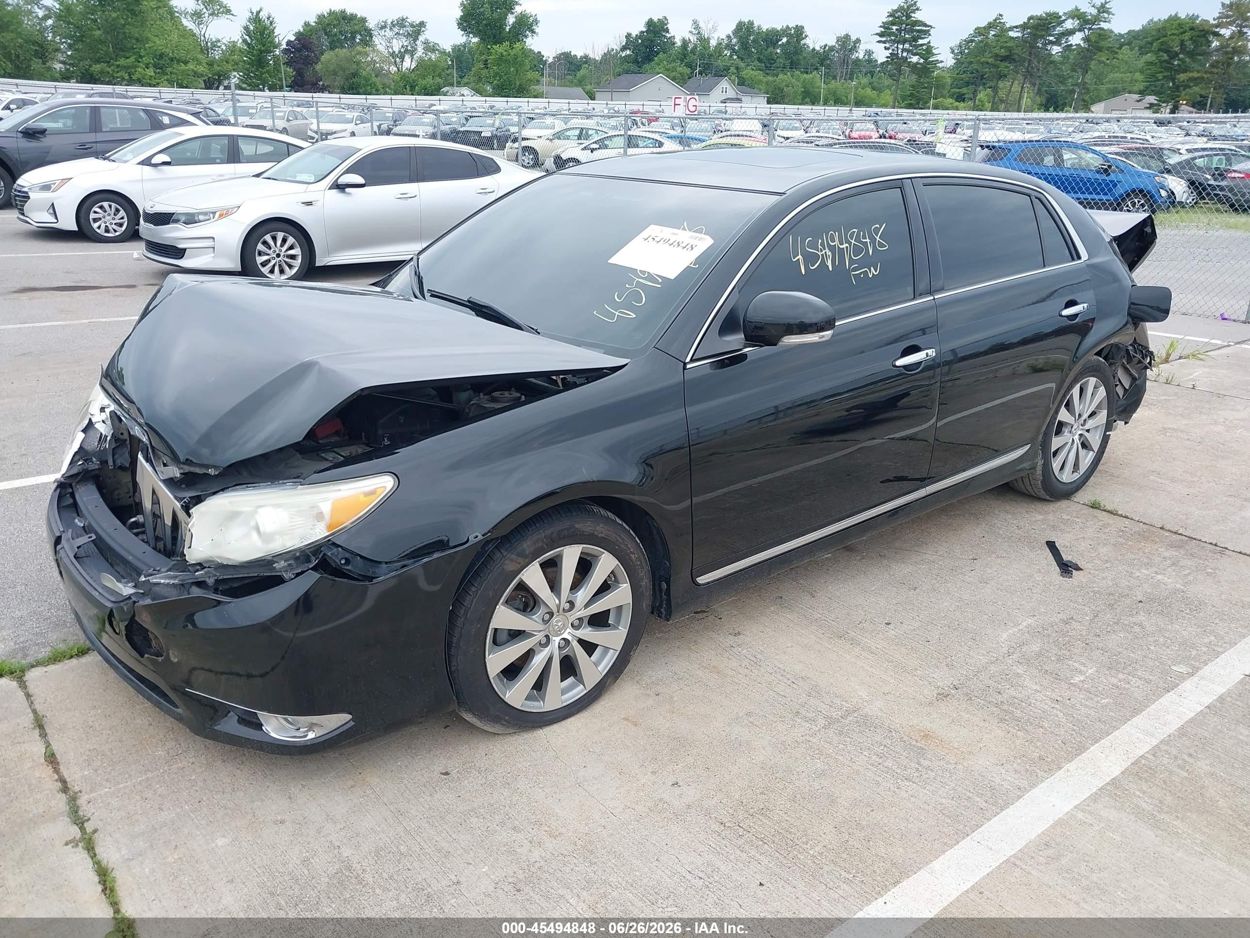 2012 Toyota Avalon Limited Black vin: 4T1BK3DBXCU473574