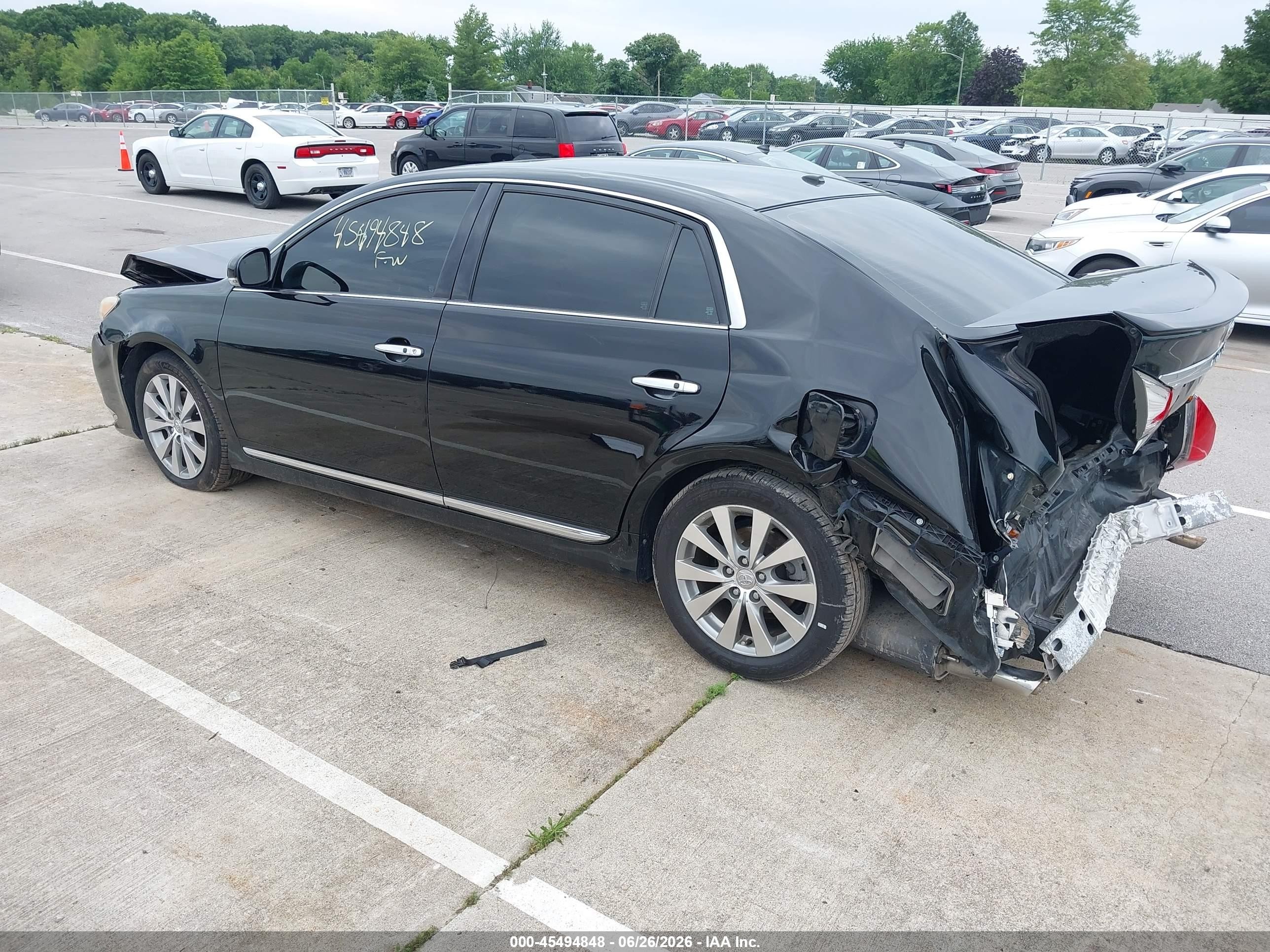 2012 Toyota Avalon Limited Black vin: 4T1BK3DBXCU473574