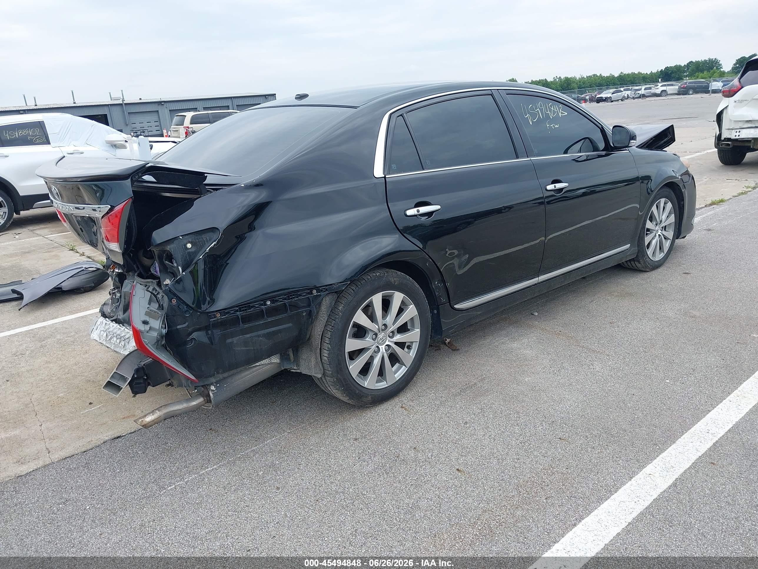 2012 Toyota Avalon Limited Black vin: 4T1BK3DBXCU473574