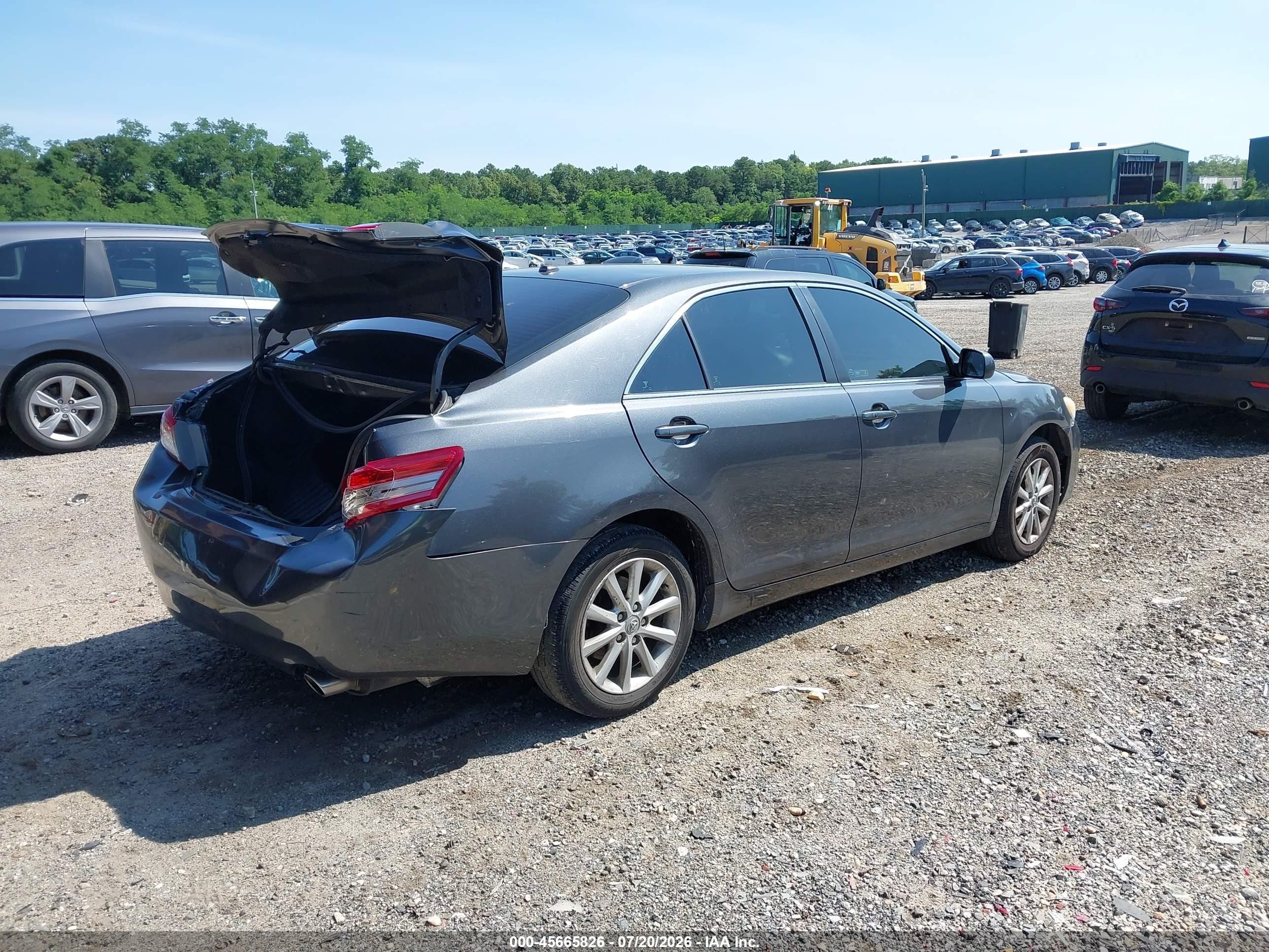 2010 Toyota Camry Xle V6 Серый vin: 4T1BK3EK0AU113080