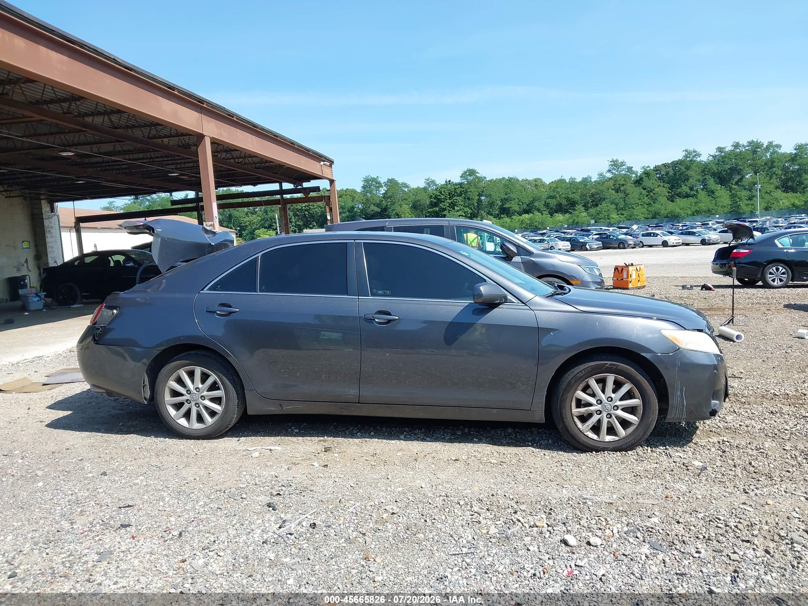 2010 Toyota Camry Xle V6 Серый vin: 4T1BK3EK0AU113080