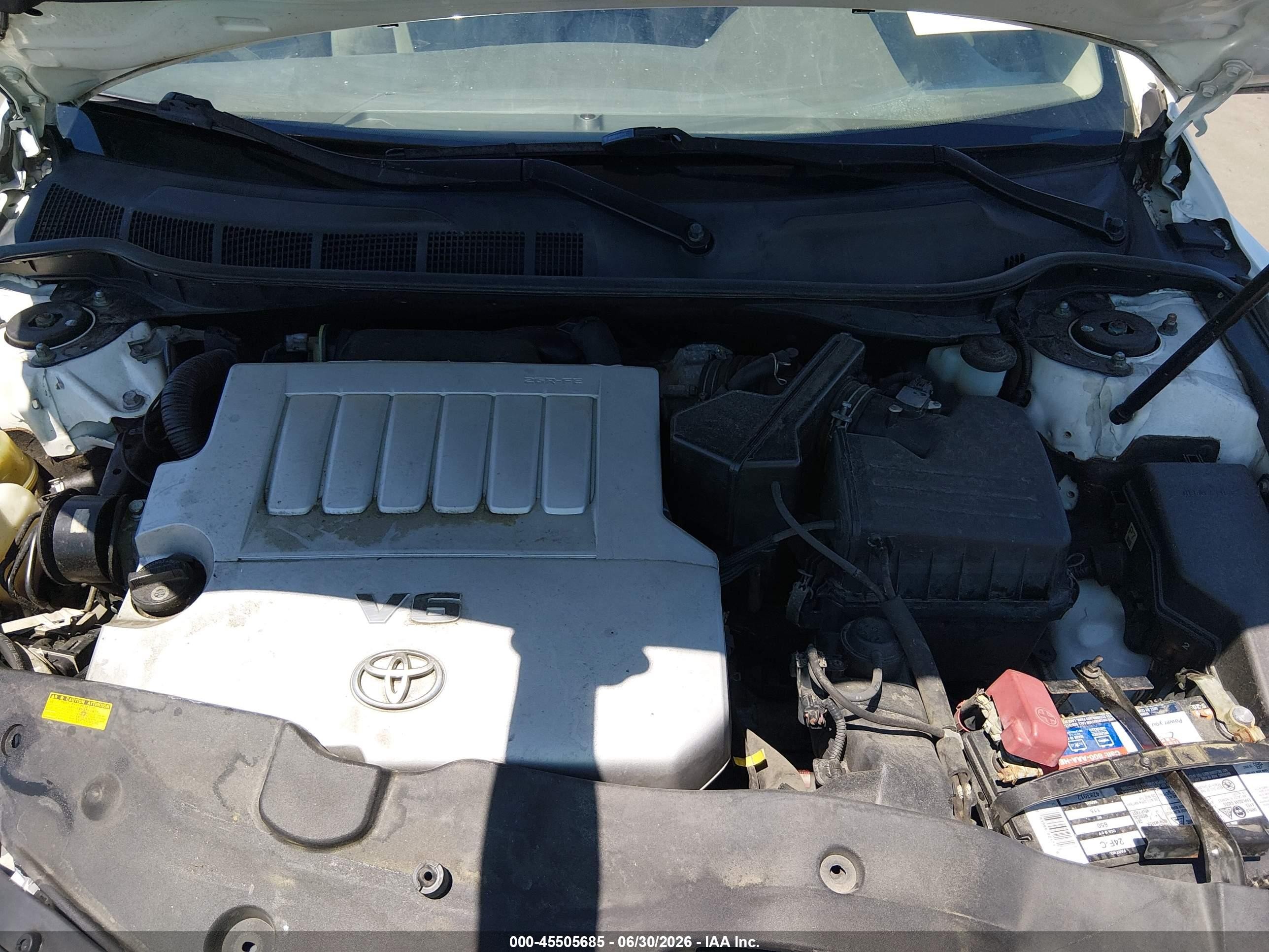 2010 Toyota Camry Le V6 Белый vin: 4T1BK3EK0AU608380