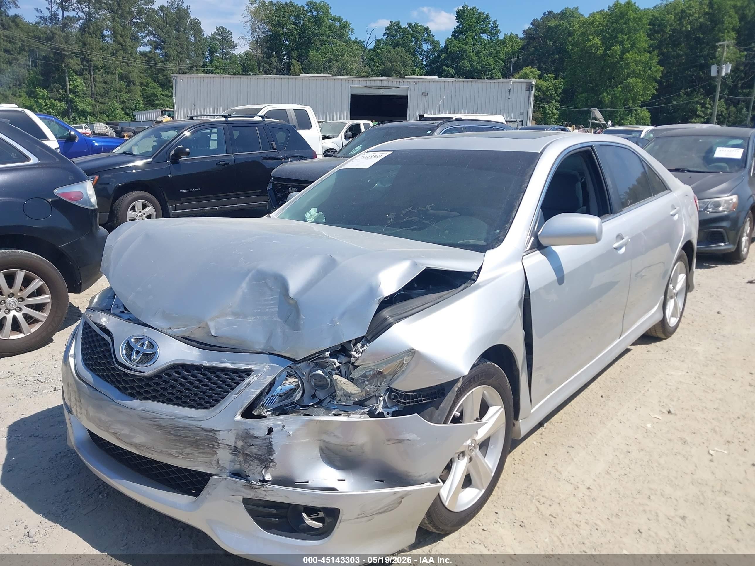 2011 Toyota Camry Se V6 Silver vin: 4T1BK3EK0BU118300
