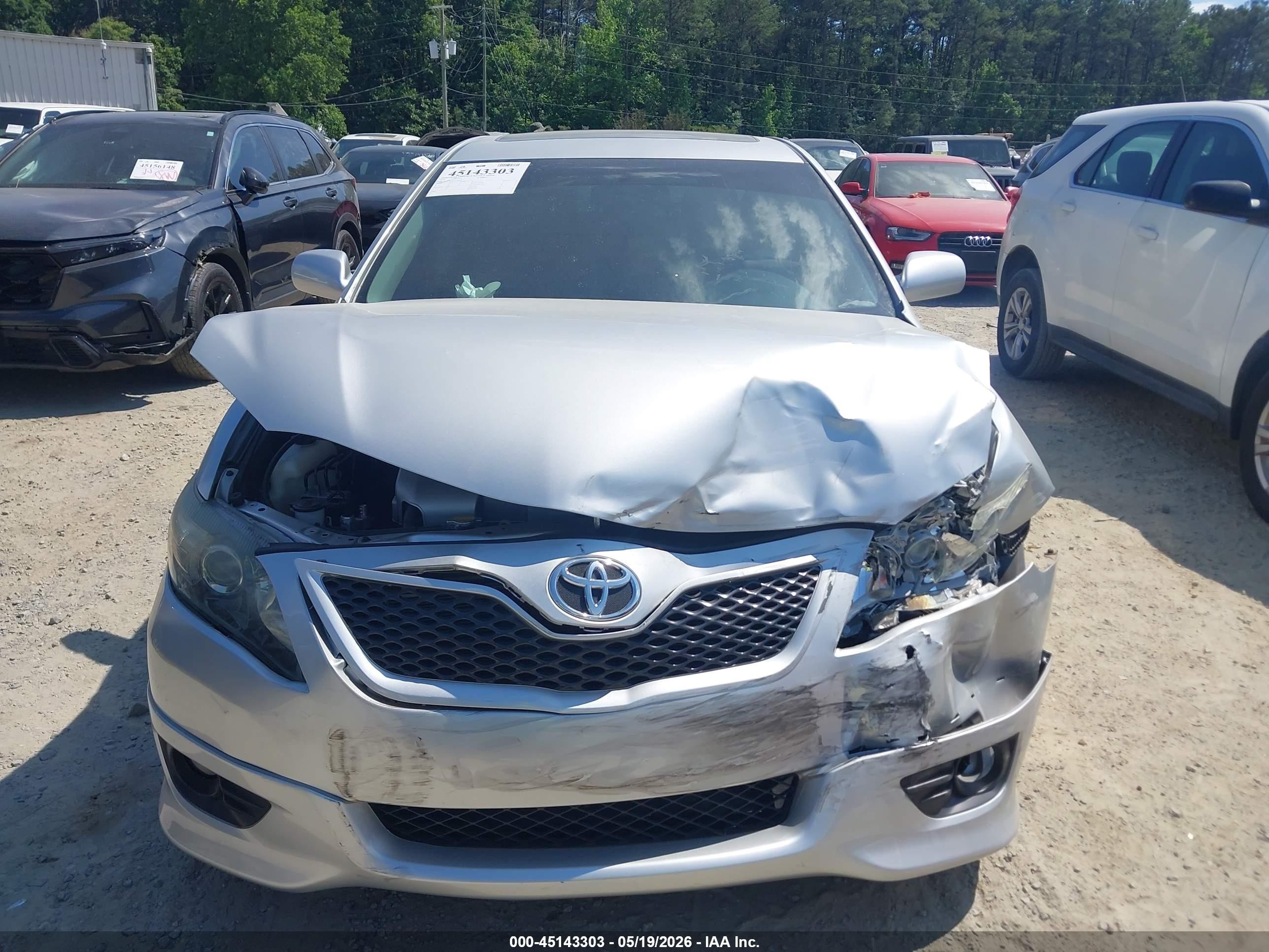 2011 Toyota Camry Se V6 Silver vin: 4T1BK3EK0BU118300