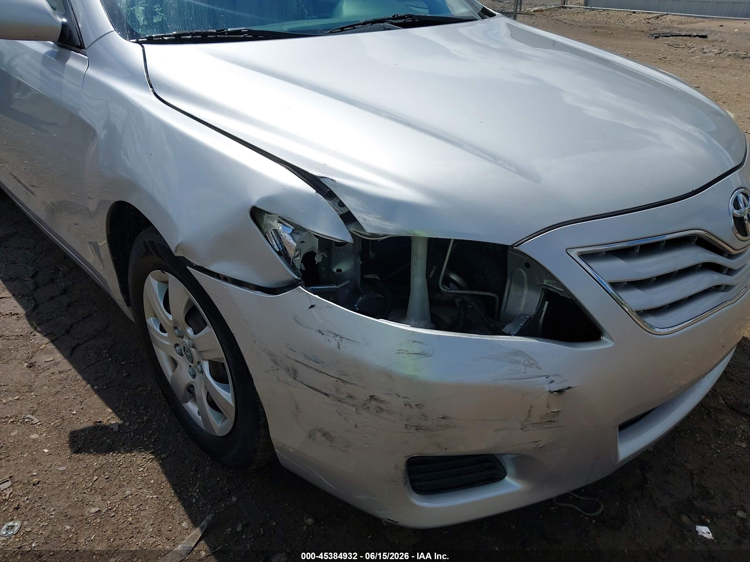 2011 Toyota Camry Le V6 Silver vin: 4T1BK3EK0BU120144