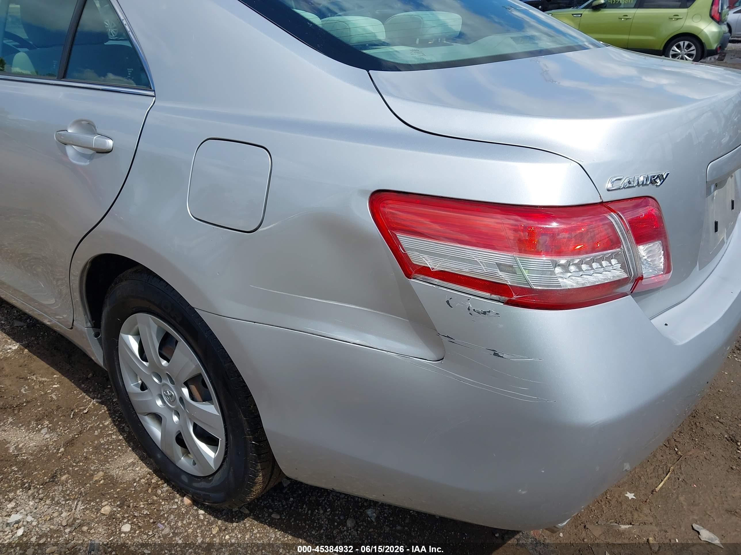 2011 Toyota Camry Le V6 Silver vin: 4T1BK3EK0BU120144
