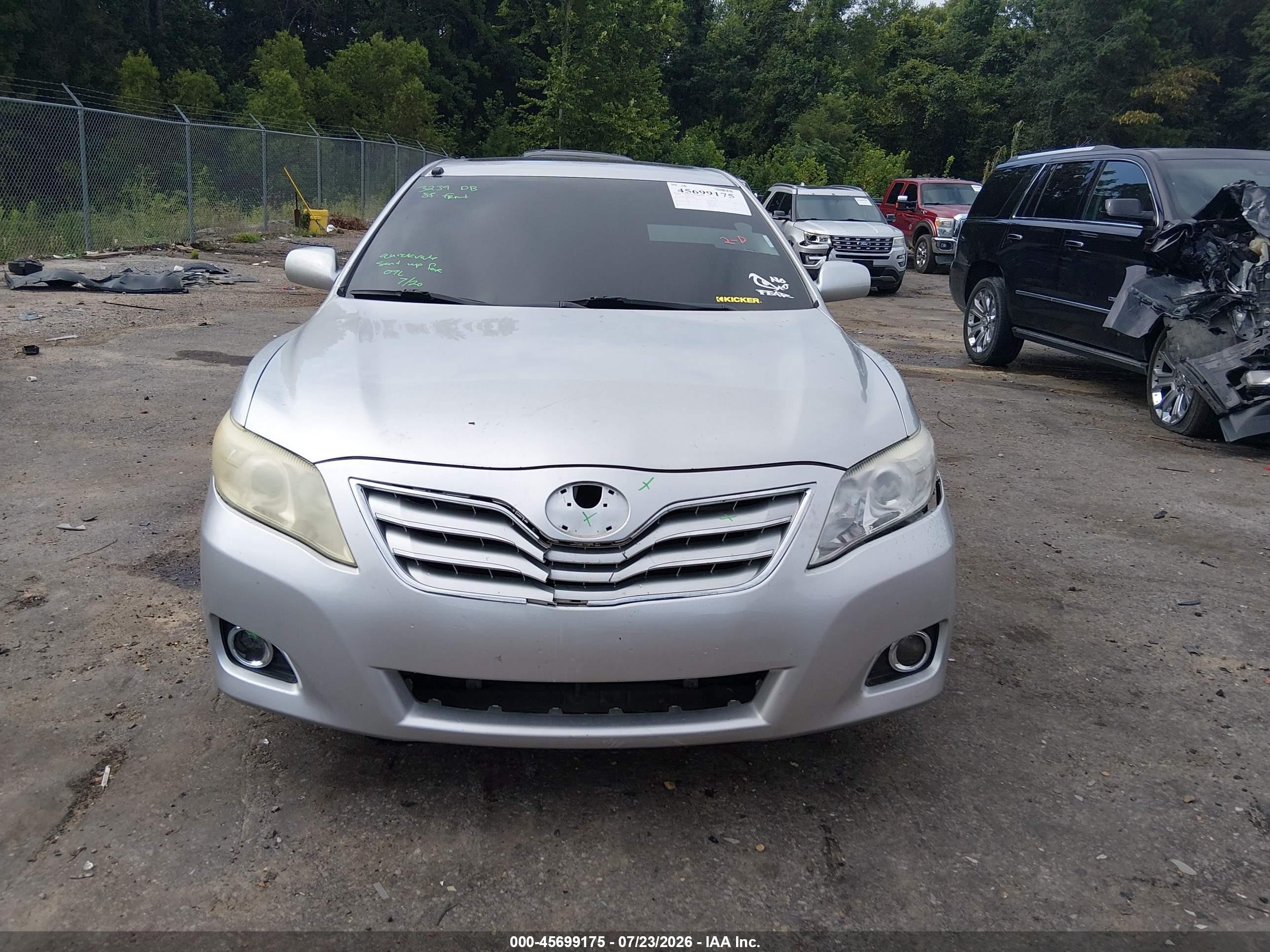 2011 Toyota Camry Xle V6 Silver vin: 4T1BK3EK0BU122847