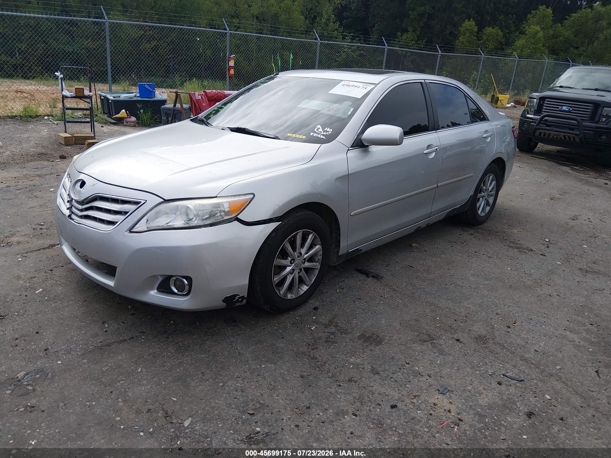 2011 Toyota Camry Xle V6 Silver vin: 4T1BK3EK0BU122847