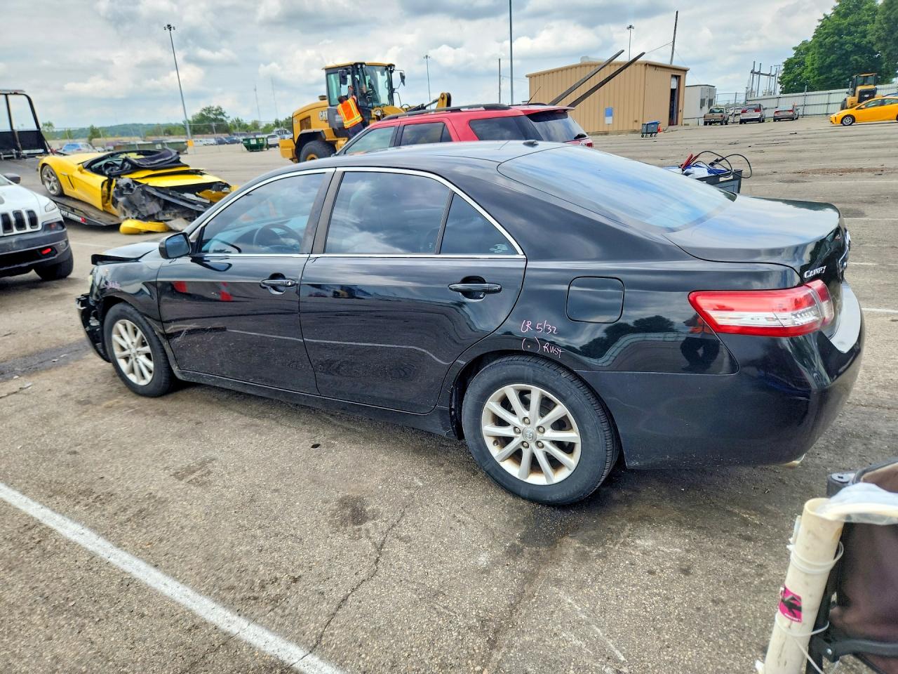 2011 Toyota Camry Xle V6 Black vin: 4T1BK3EK0BU122850