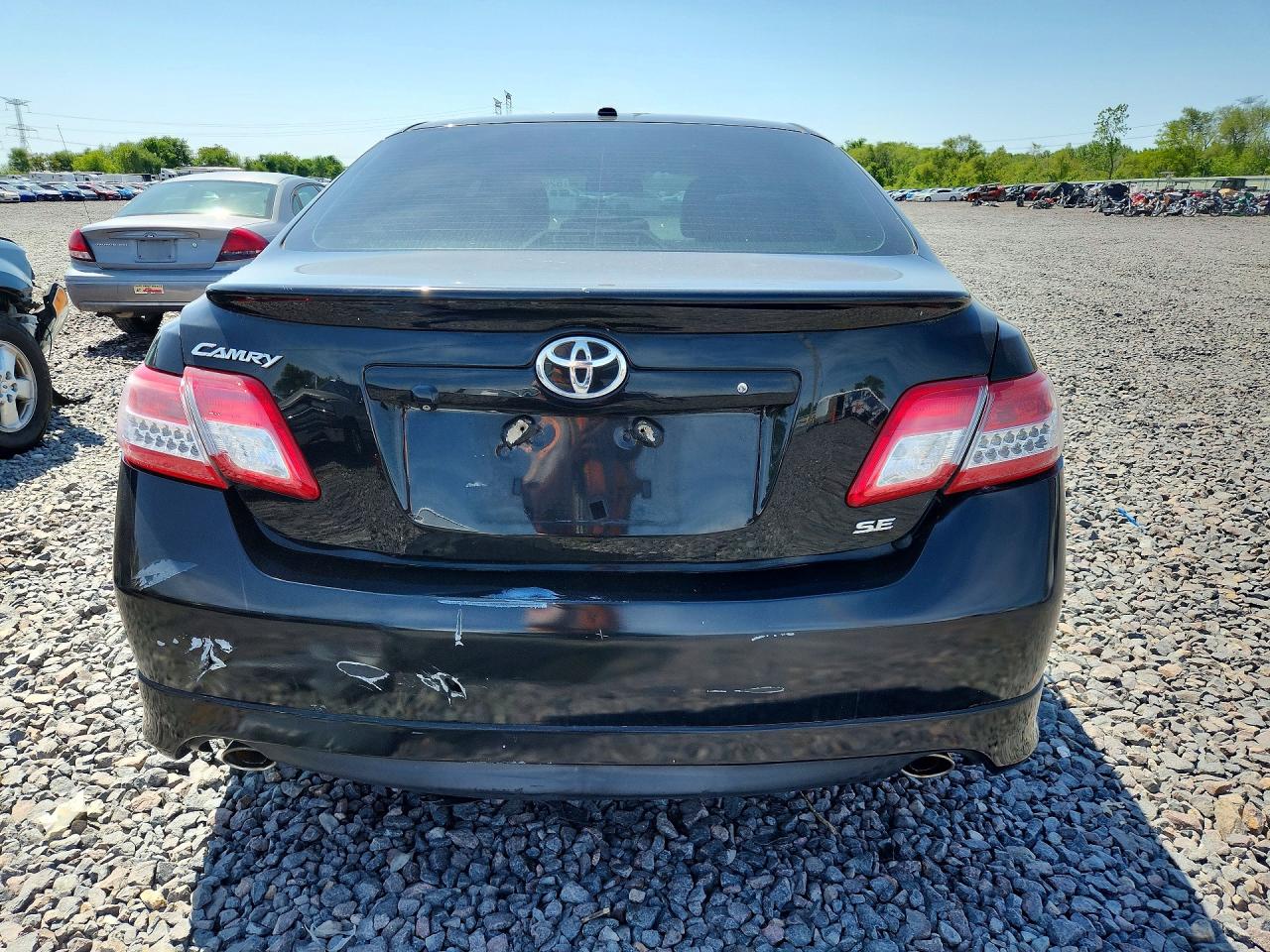 2011 Toyota Camry Se V6 Black vin: 4T1BK3EK0BU123089