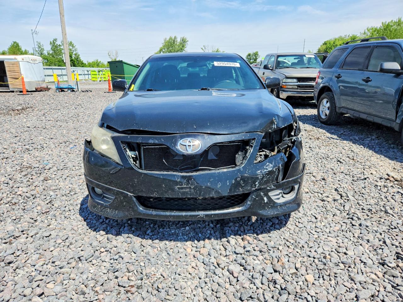 2011 Toyota Camry Se V6 Black vin: 4T1BK3EK0BU123089