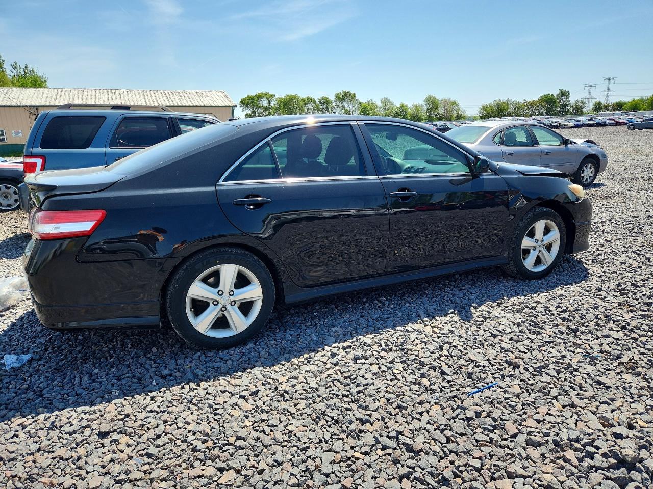2011 Toyota Camry Se V6 Black vin: 4T1BK3EK0BU123089