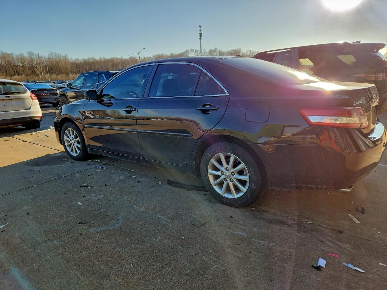 2011 Toyota Camry Se Black vin: 4T1BK3EK0BU128048