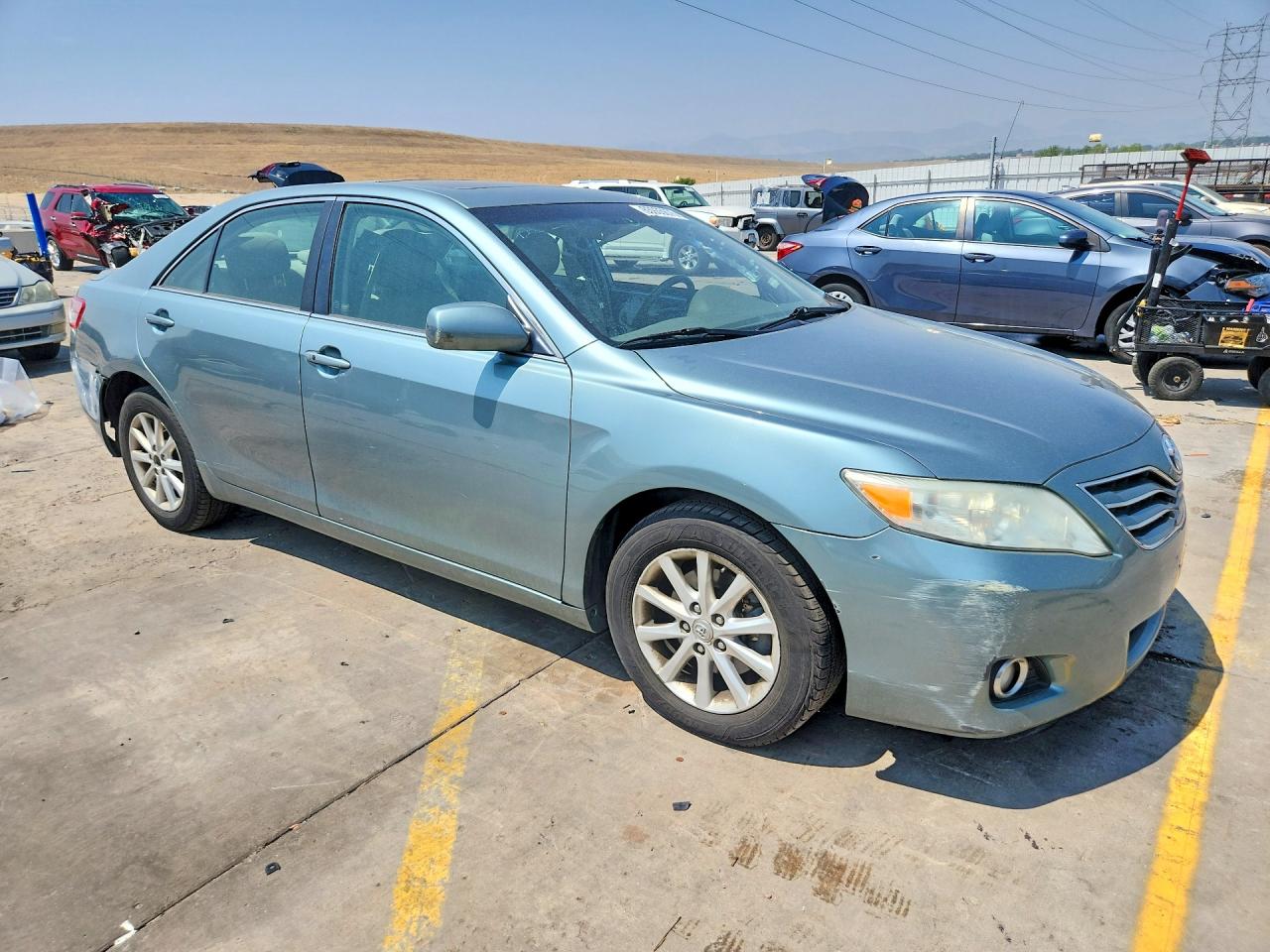 2011 Toyota Camry Xle V6 Teal vin: 4T1BK3EK0BU611250