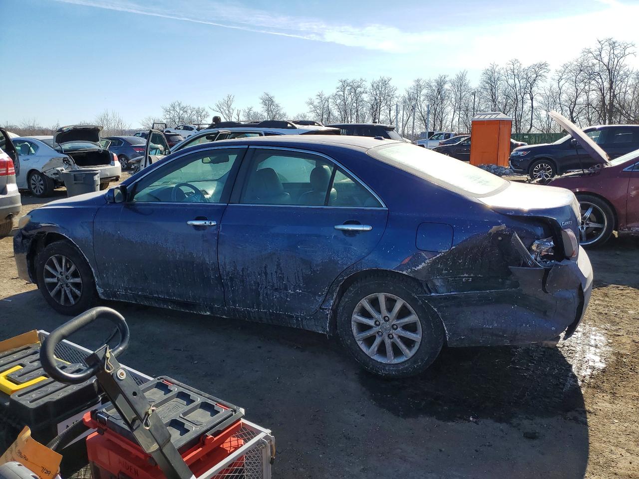2011 Toyota Camry Se Blue vin: 4T1BK3EK0BU619462