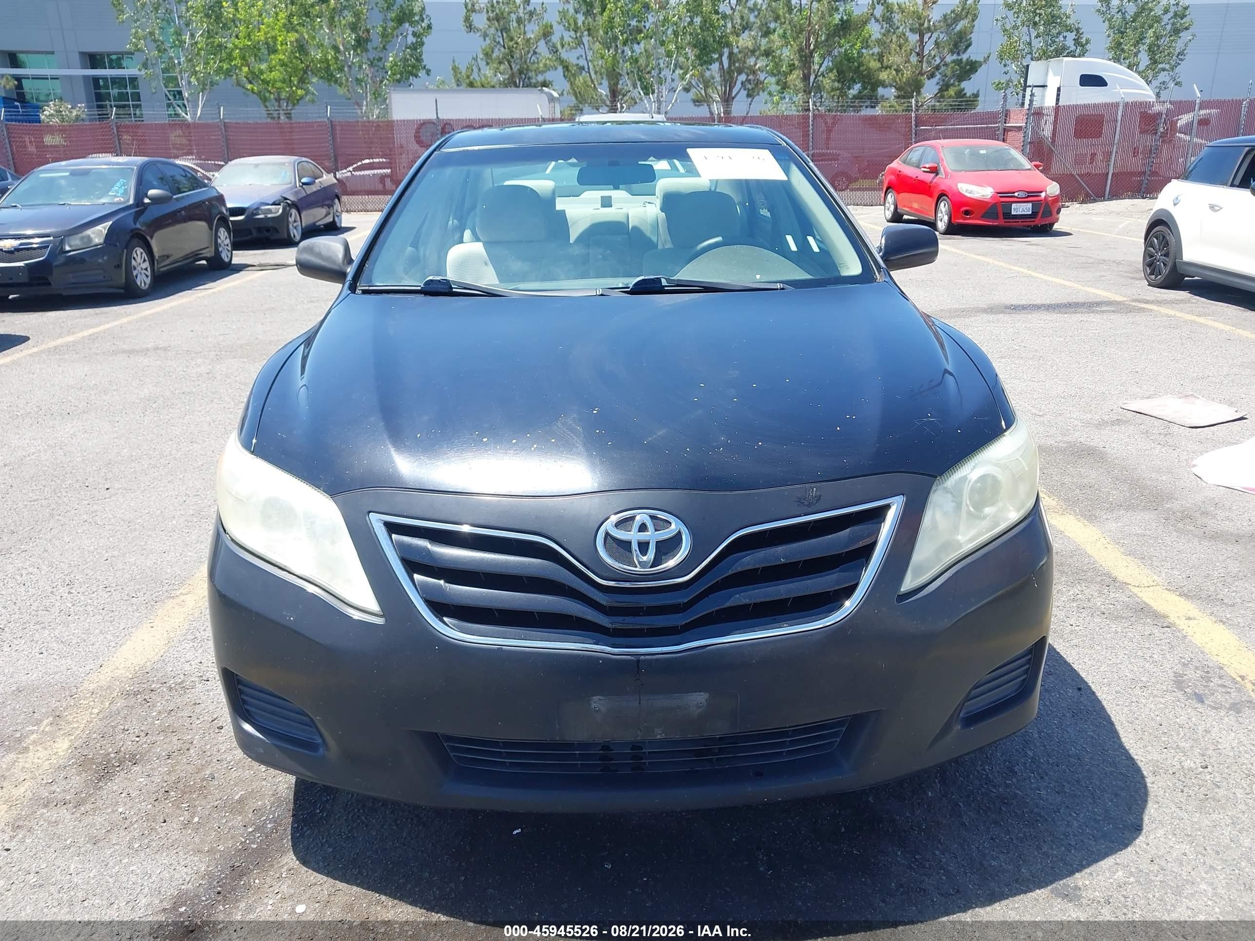 2011 Toyota Camry Le V6 Black vin: 4T1BK3EK0BU621146