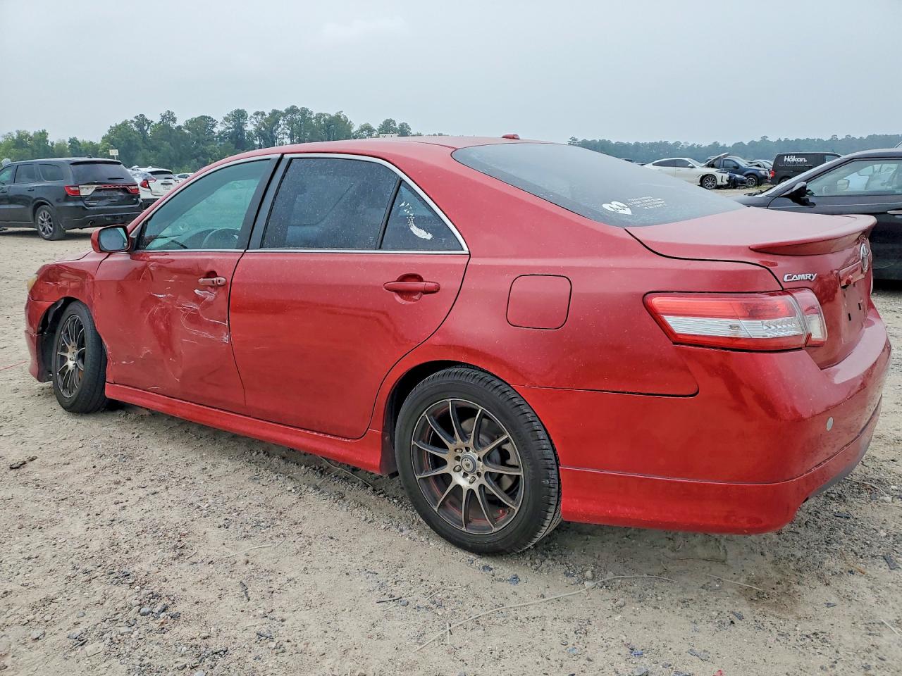 2011 Toyota Camry Se V6 Red vin: 4T1BK3EK0BU623298