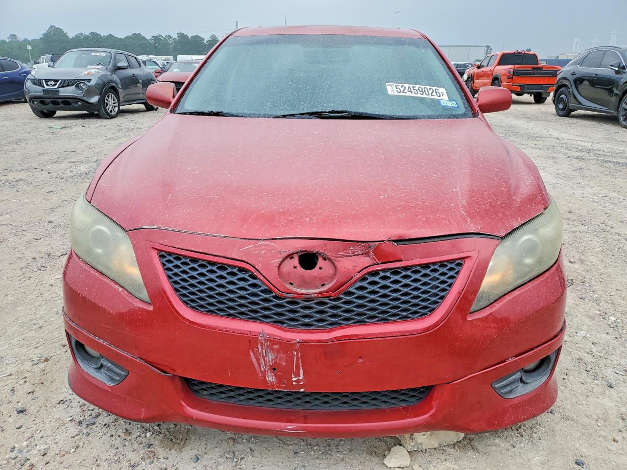 2011 Toyota Camry Se V6 Red vin: 4T1BK3EK0BU623298