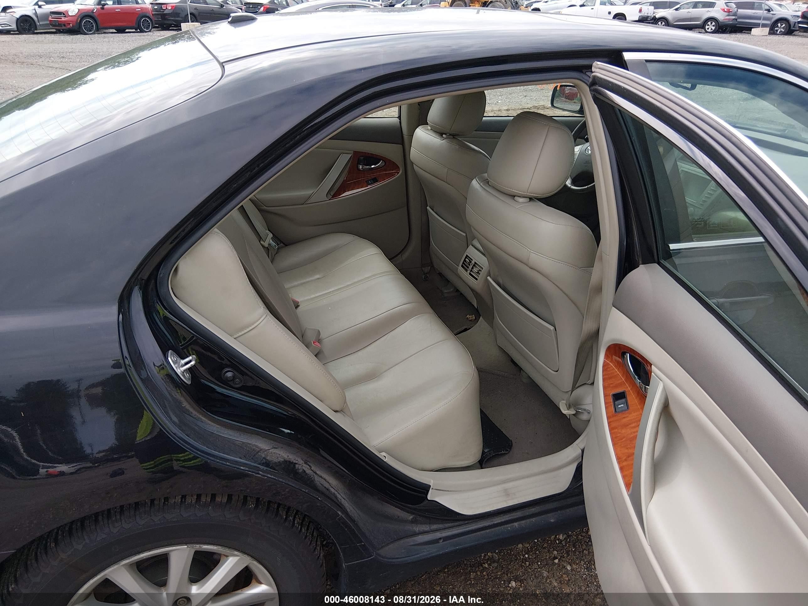 2011 Toyota Camry Xle V6 Black vin: 4T1BK3EK0BU625245
