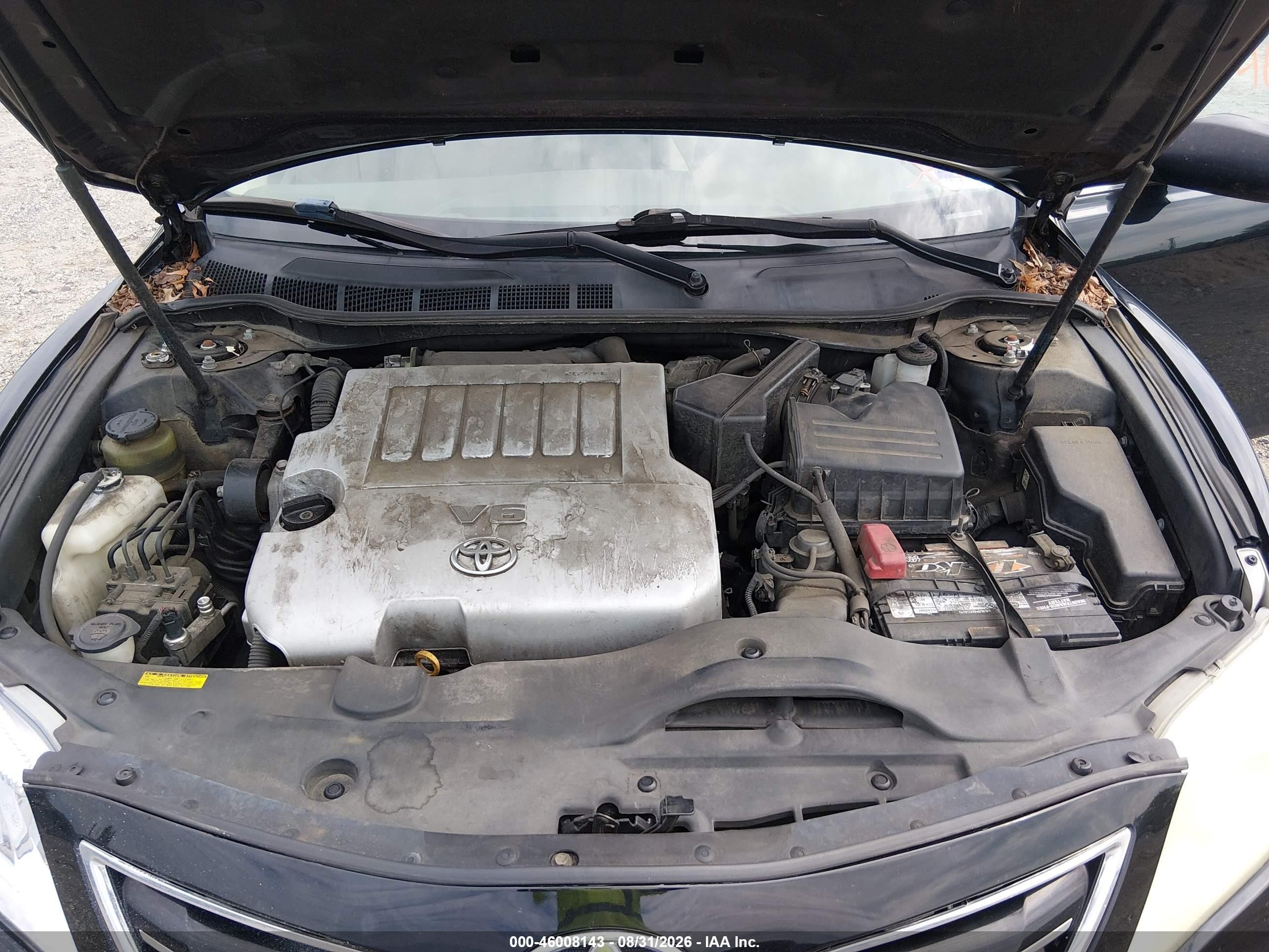 2011 Toyota Camry Xle V6 Black vin: 4T1BK3EK0BU625245
