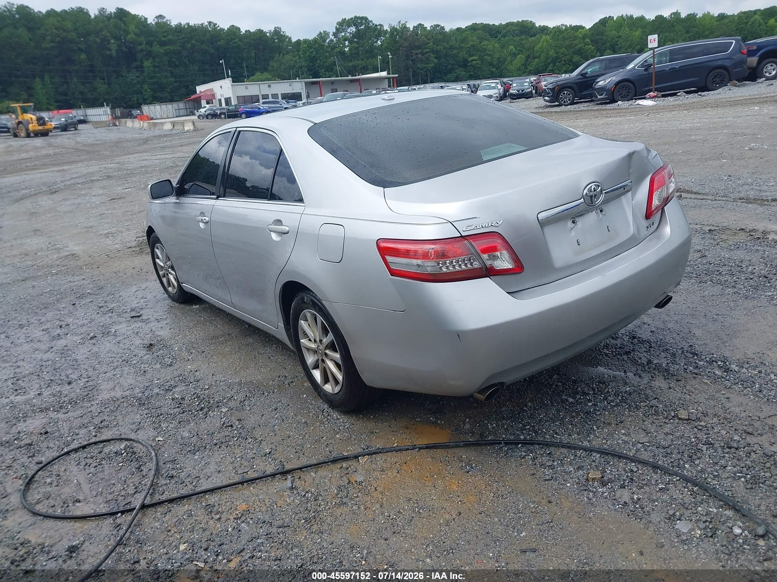 2010 Toyota Camry Xle V6 Silver vin: 4T1BK3EK1AU598765