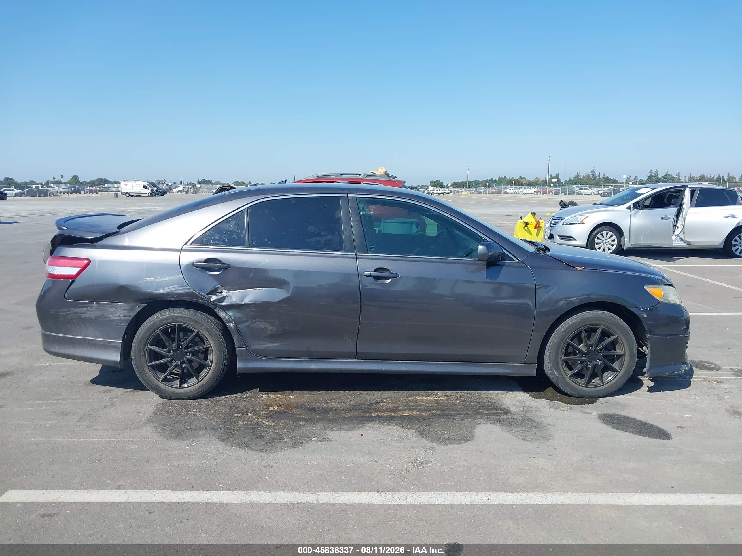 2010 Toyota Camry Se V6 Gray vin: 4T1BK3EK1AU608744