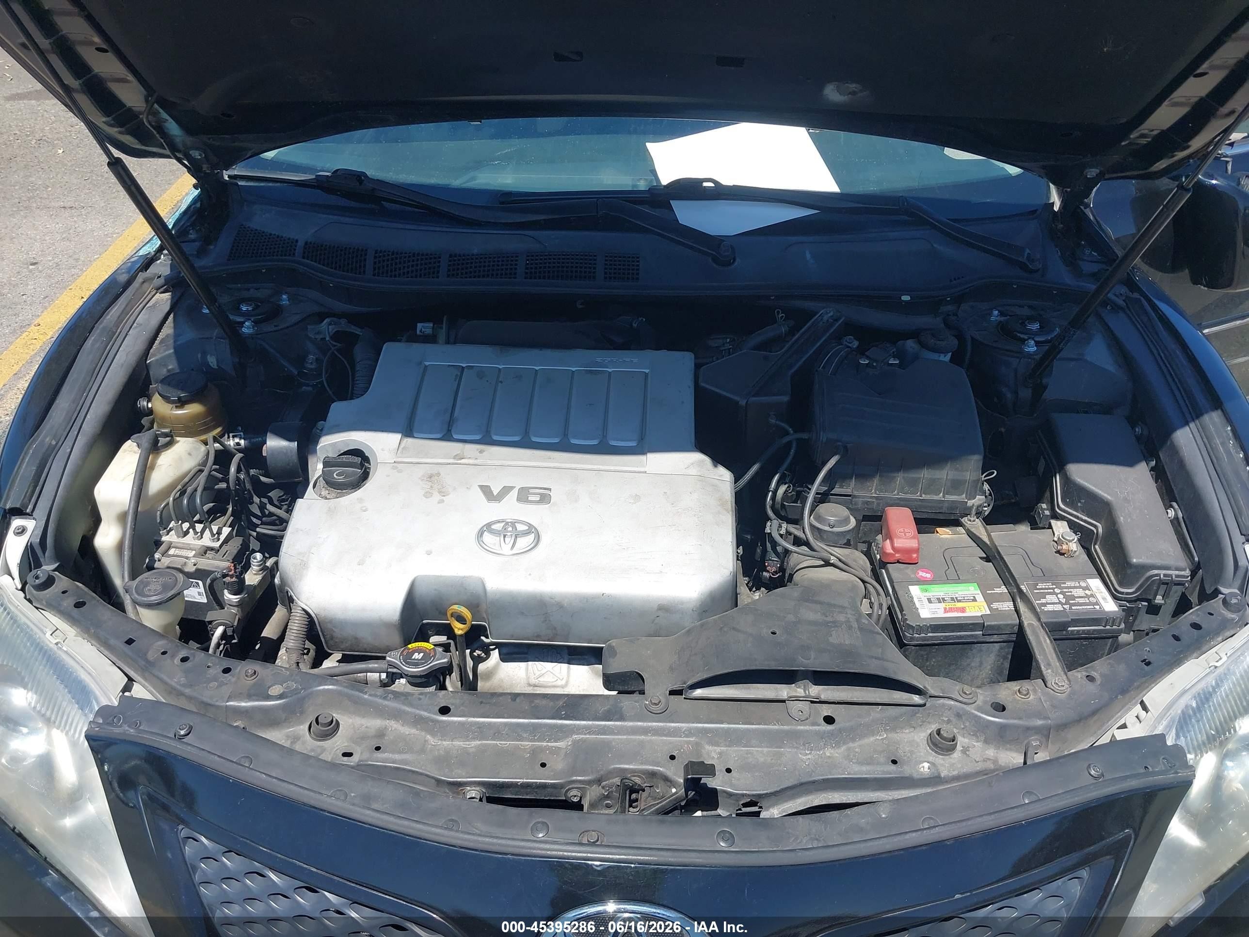 2011 Toyota Camry Se V6 Black vin: 4T1BK3EK1BU125515