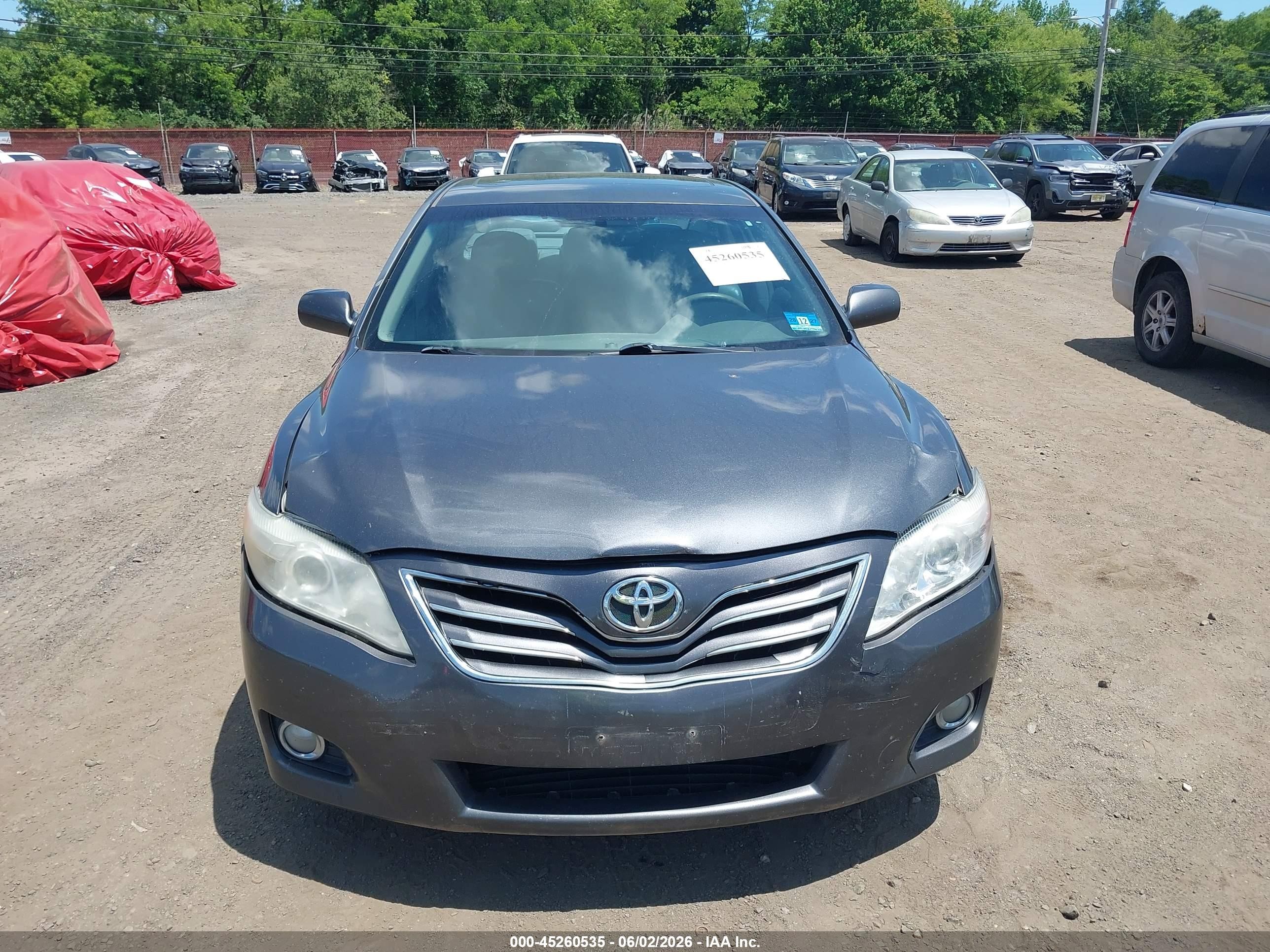 2011 Toyota Camry Xle V6 Gray vin: 4T1BK3EK1BU624525