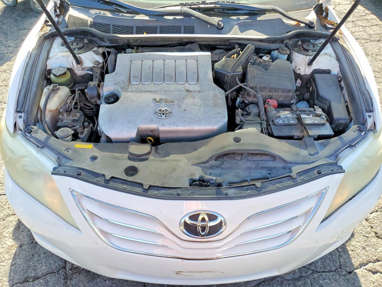 2011 Toyota Camry Xle V6 White vin: 4T1BK3EK1BU629627