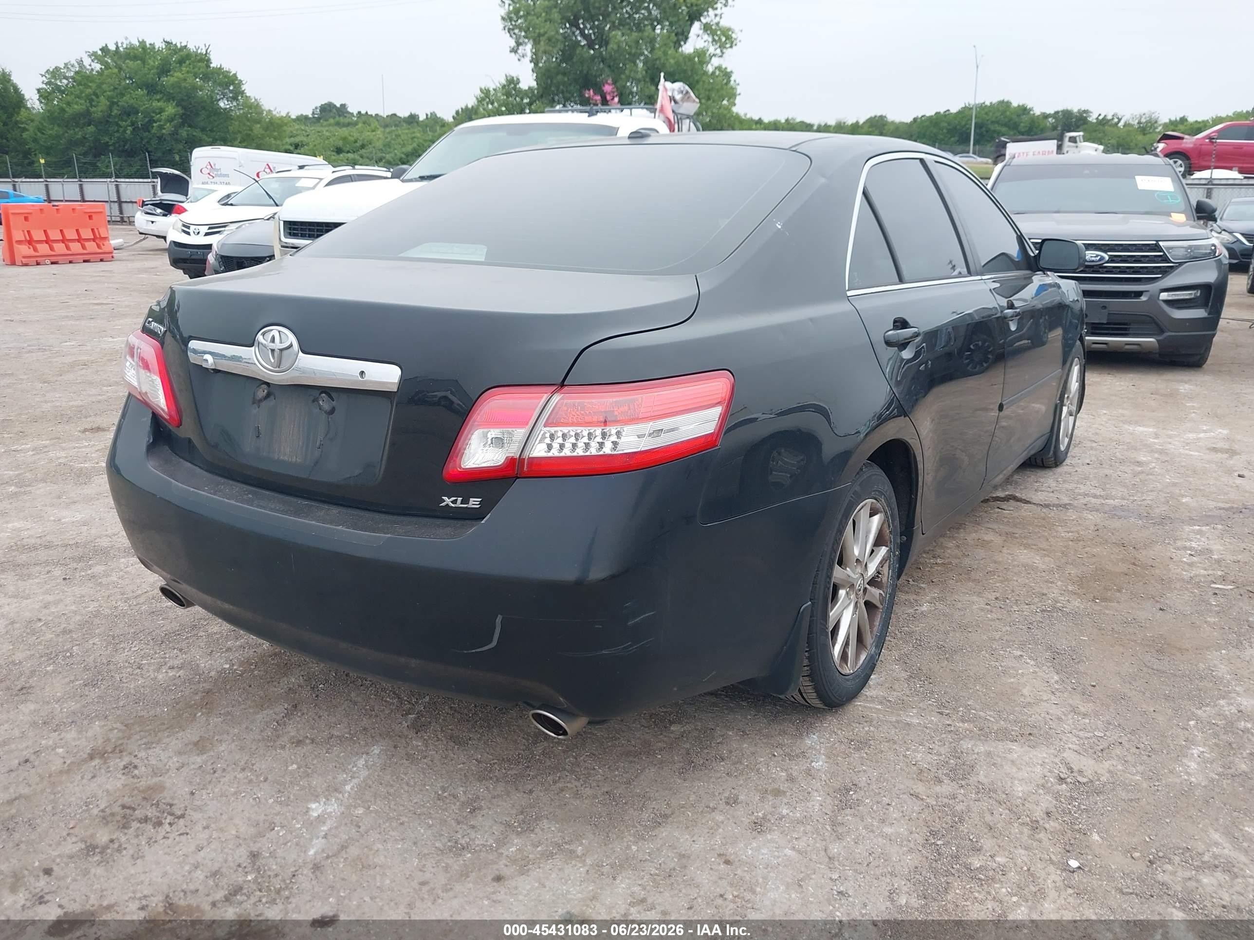 2011 Toyota Camry Xle V6 Черный vin: 4T1BK3EK1BU631829