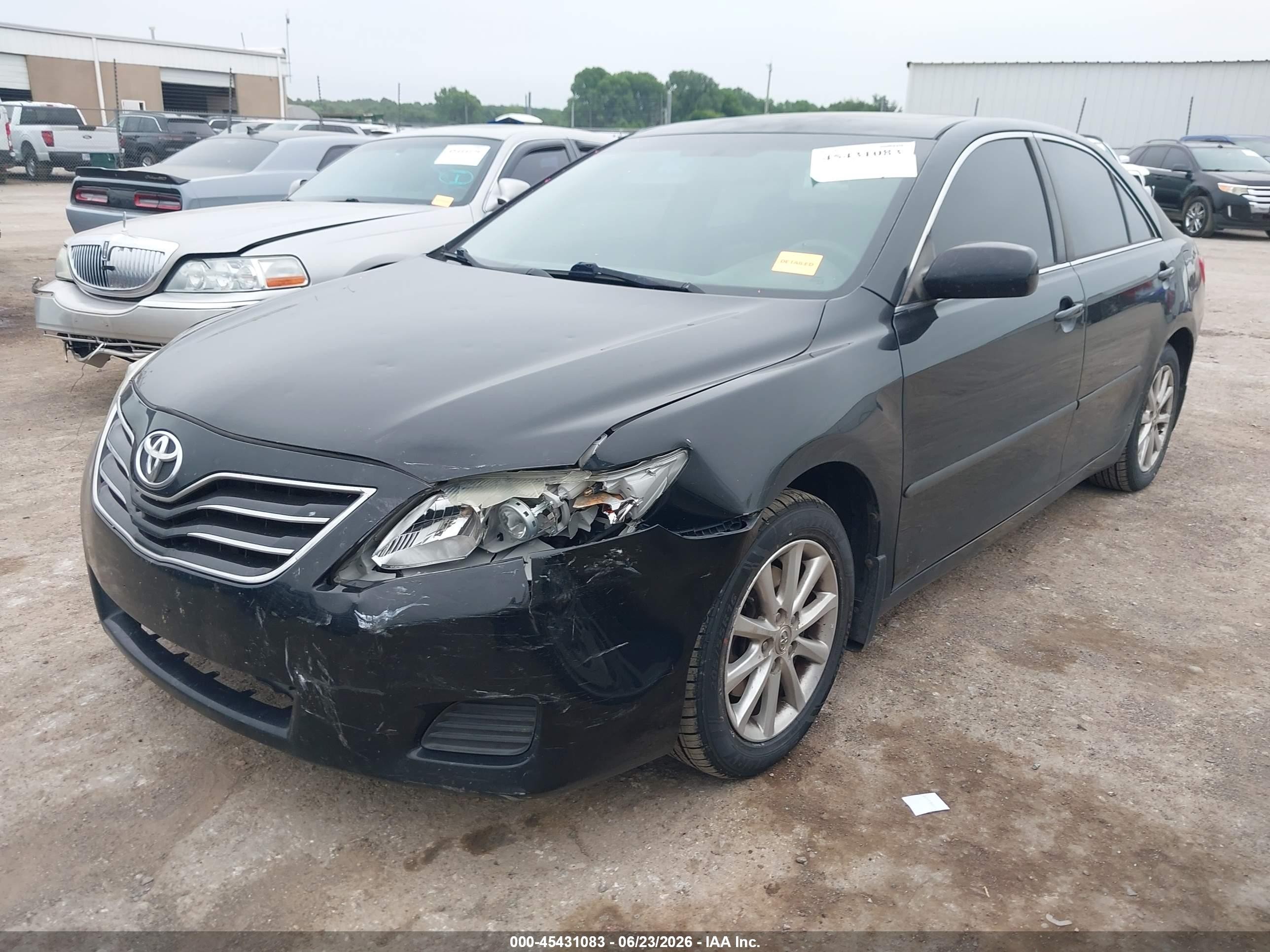 2011 Toyota Camry Xle V6 Черный vin: 4T1BK3EK1BU631829