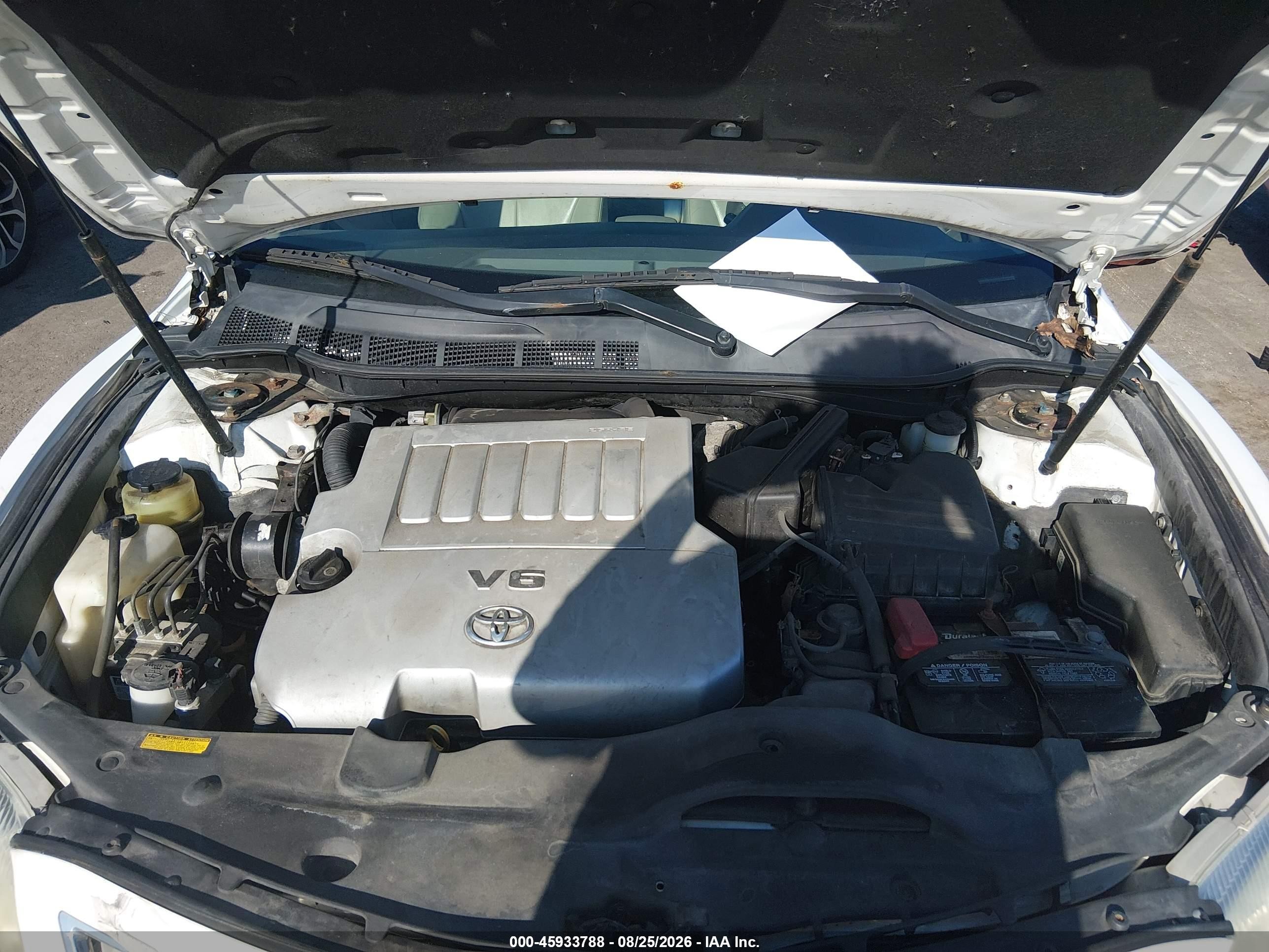 2010 Toyota Camry Xle V6 White vin: 4T1BK3EK2AU609255