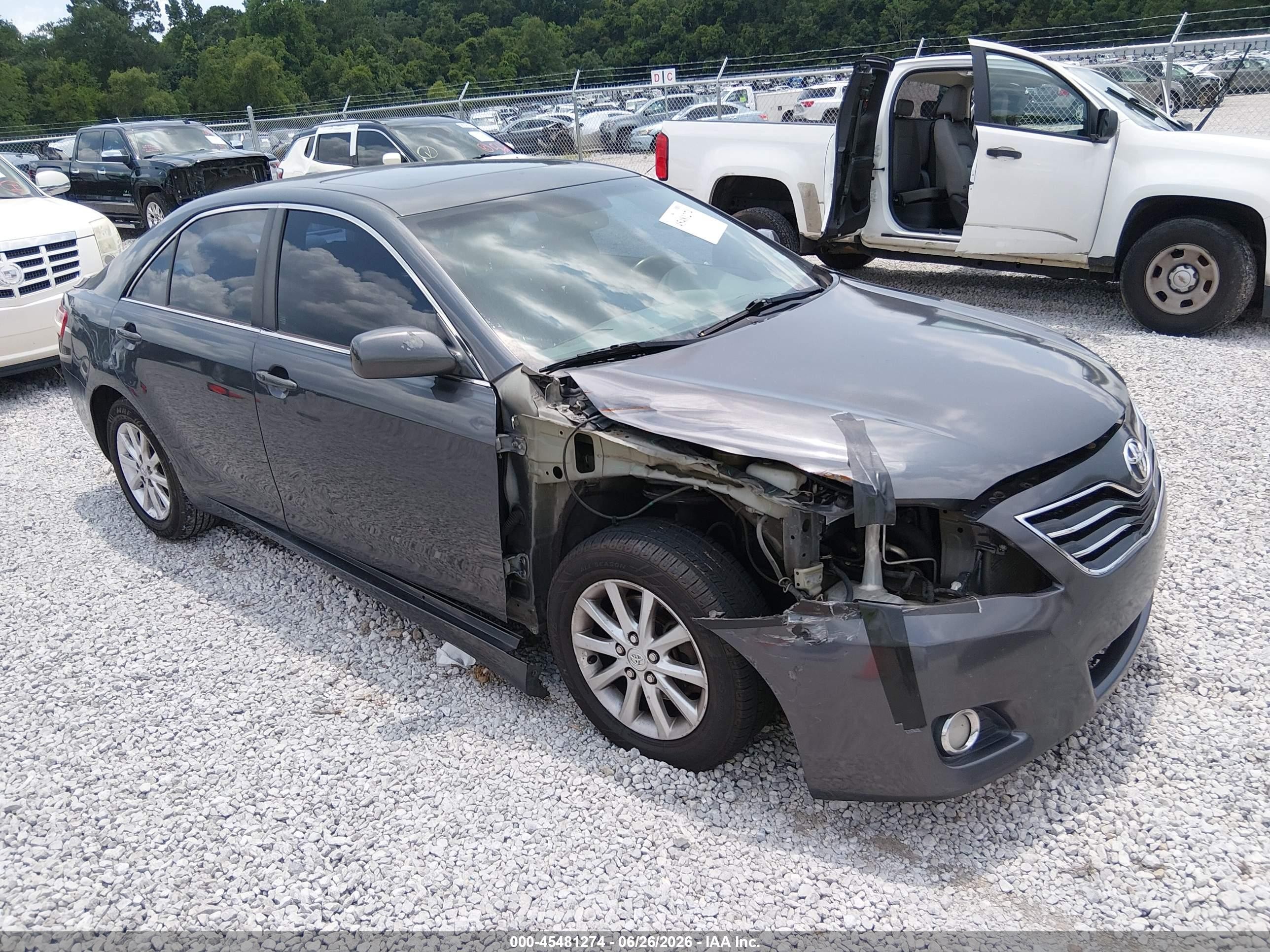 2011 Toyota Camry Xle V6 Gray vin: 4T1BK3EK2BU117312