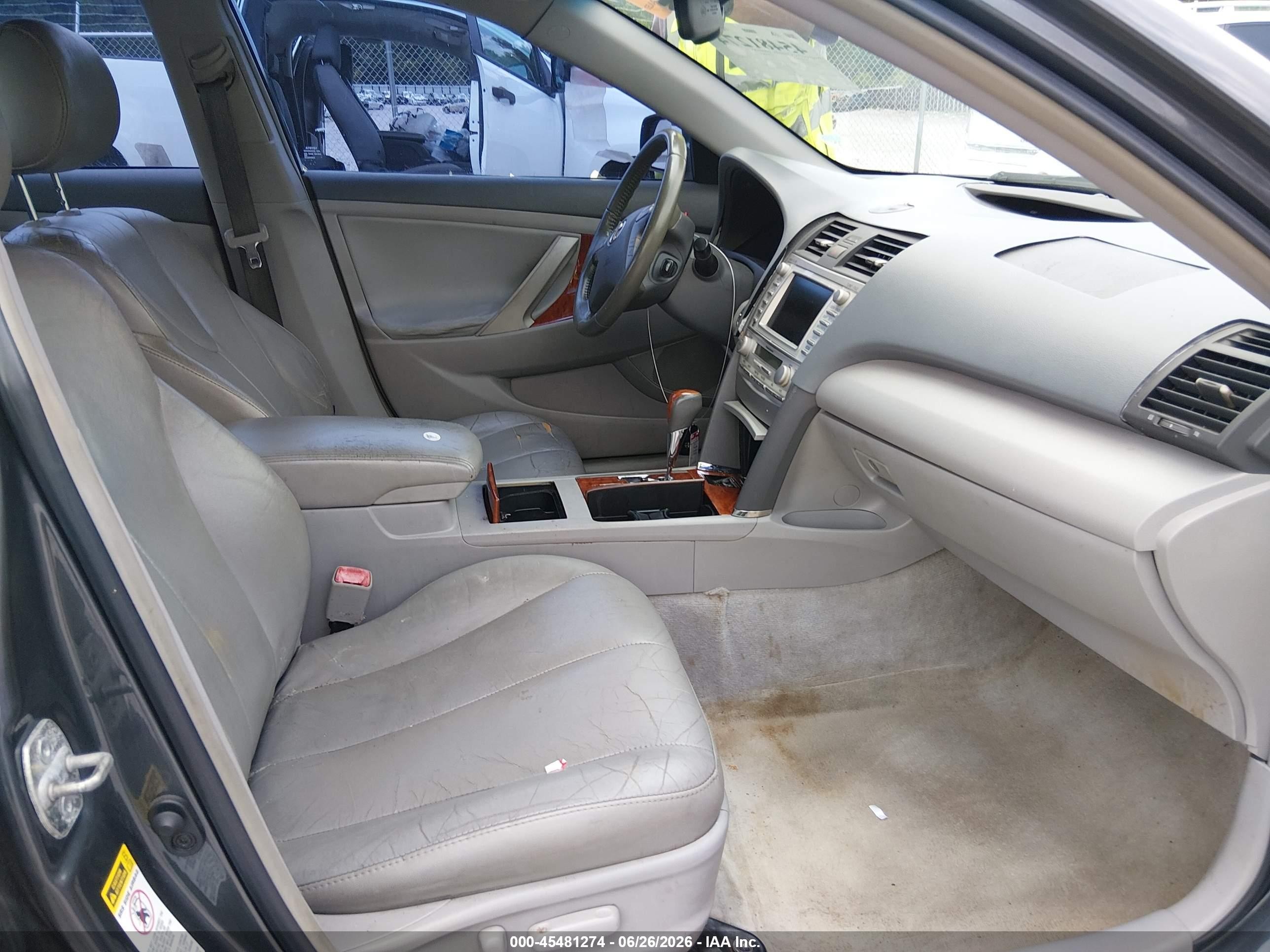 2011 Toyota Camry Xle V6 Gray vin: 4T1BK3EK2BU117312