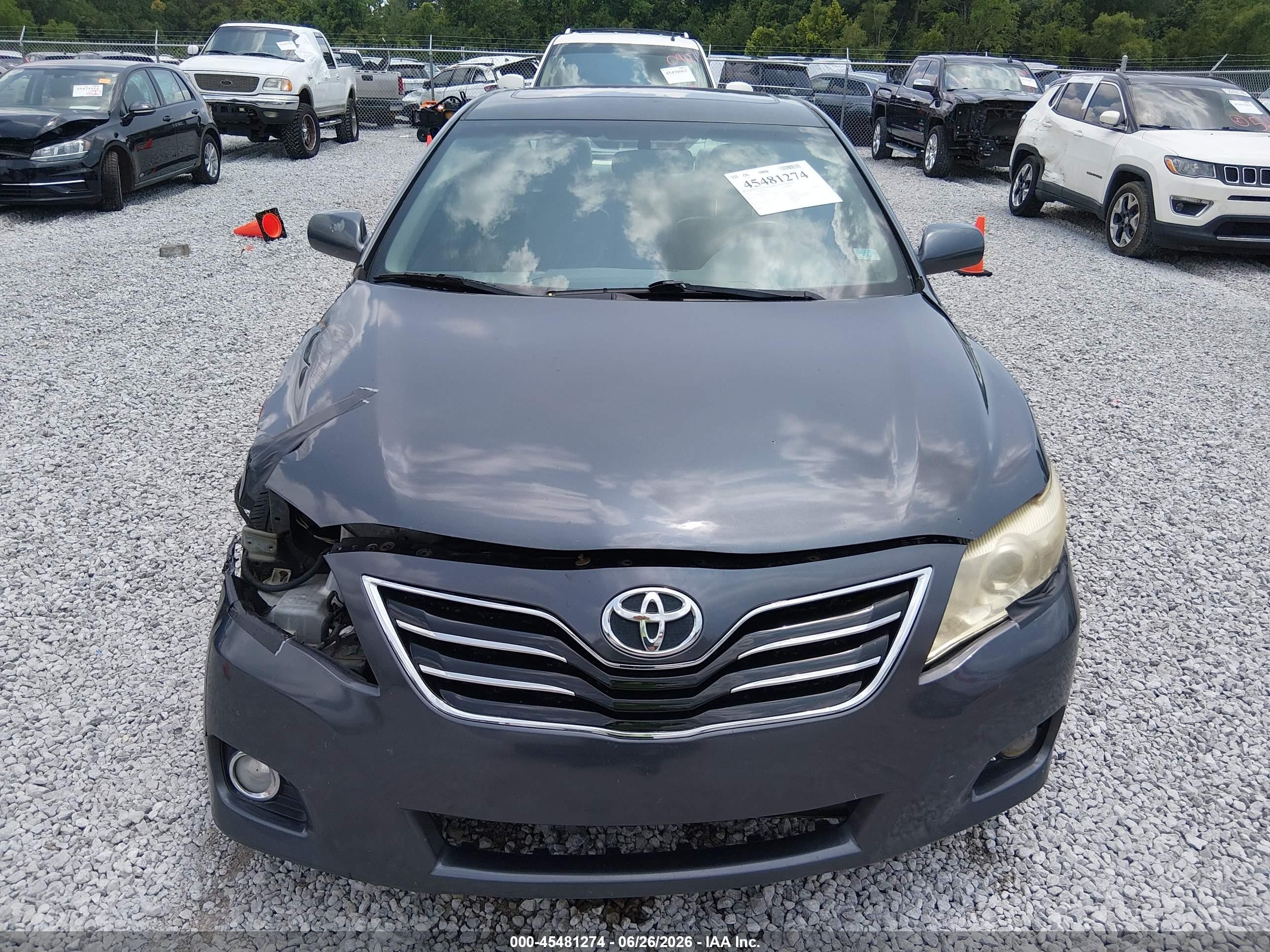 2011 Toyota Camry Xle V6 Gray vin: 4T1BK3EK2BU117312